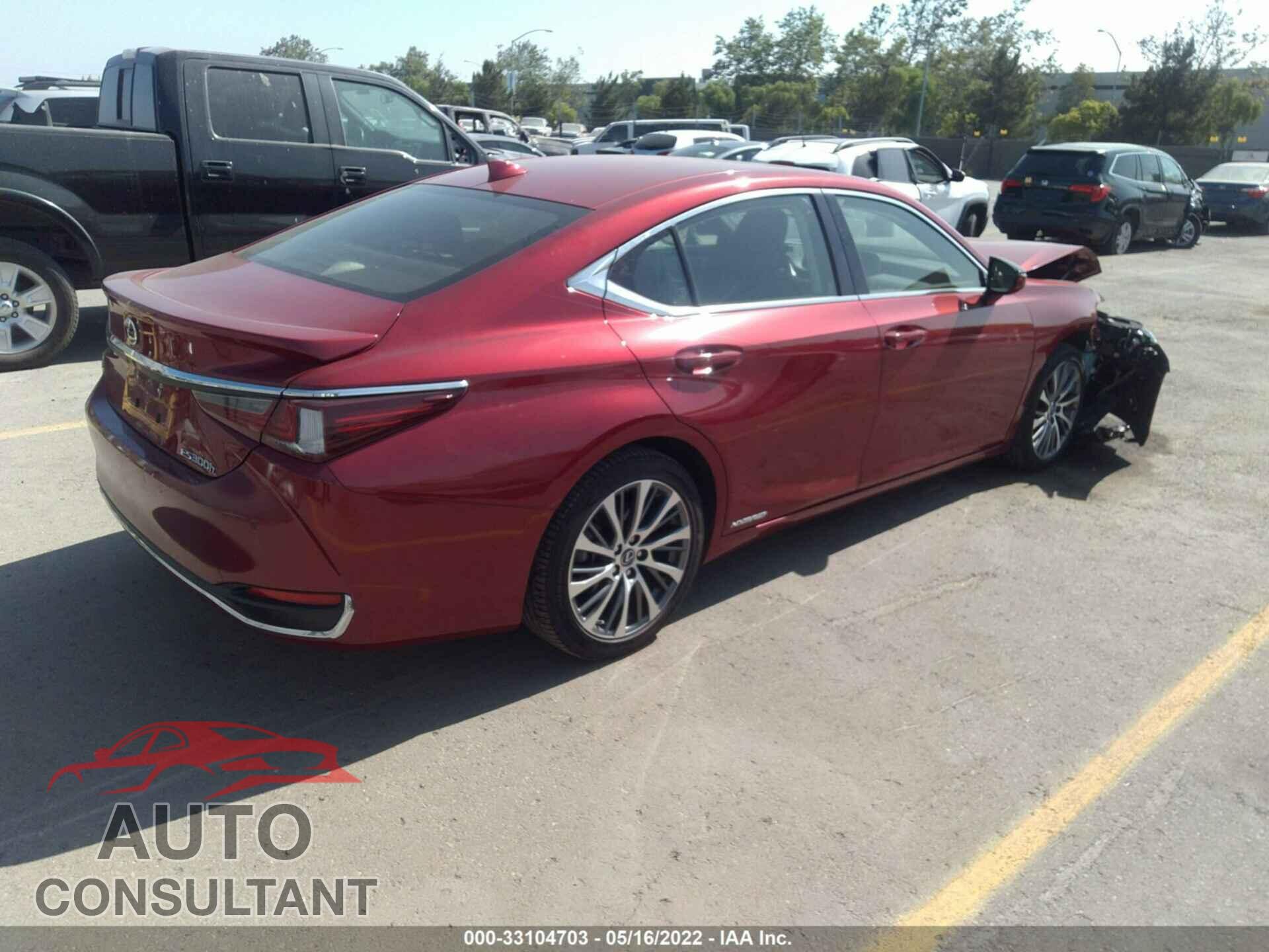 LEXUS ES 2019 - JTHB21B10K2002626