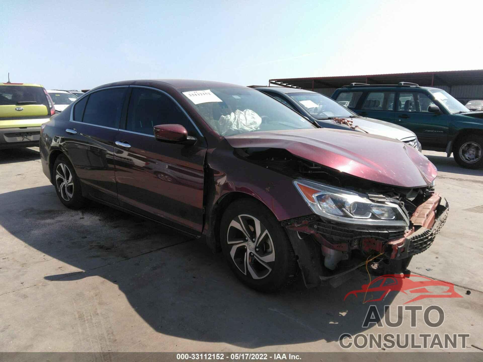 HONDA ACCORD SEDAN 2017 - 1HGCR2F33HA107230