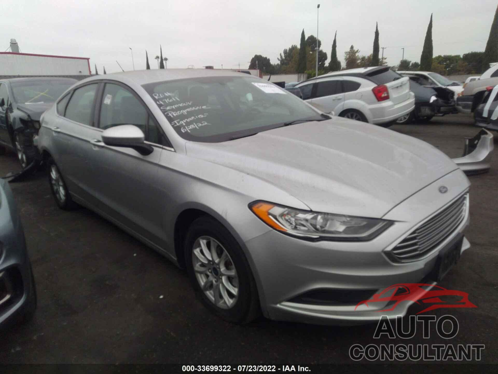 FORD FUSION 2017 - 3FA6P0G76HR284941