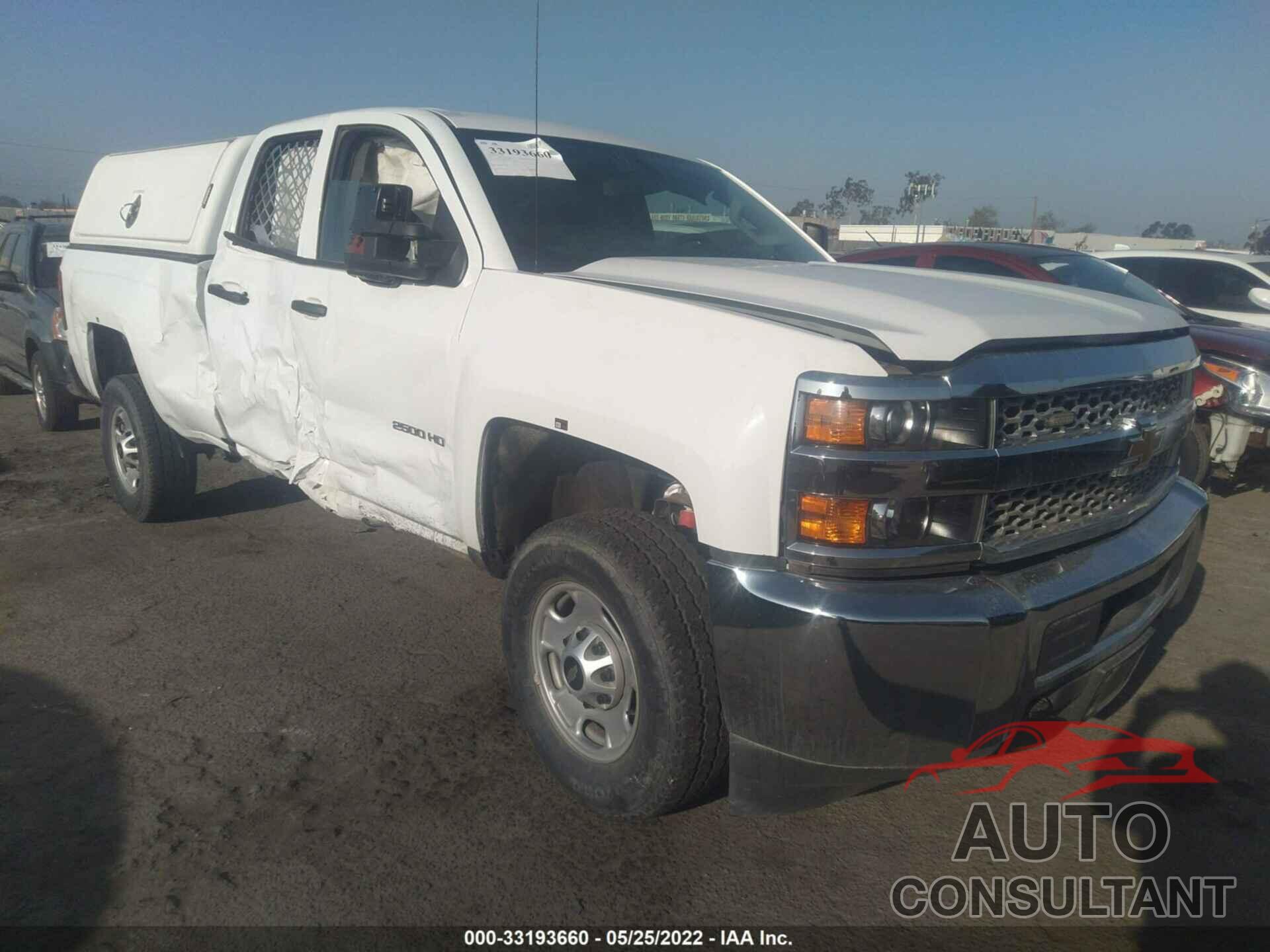 CHEVROLET SILVERADO 2500HD 2019 - 2GC2KREG8K1191591