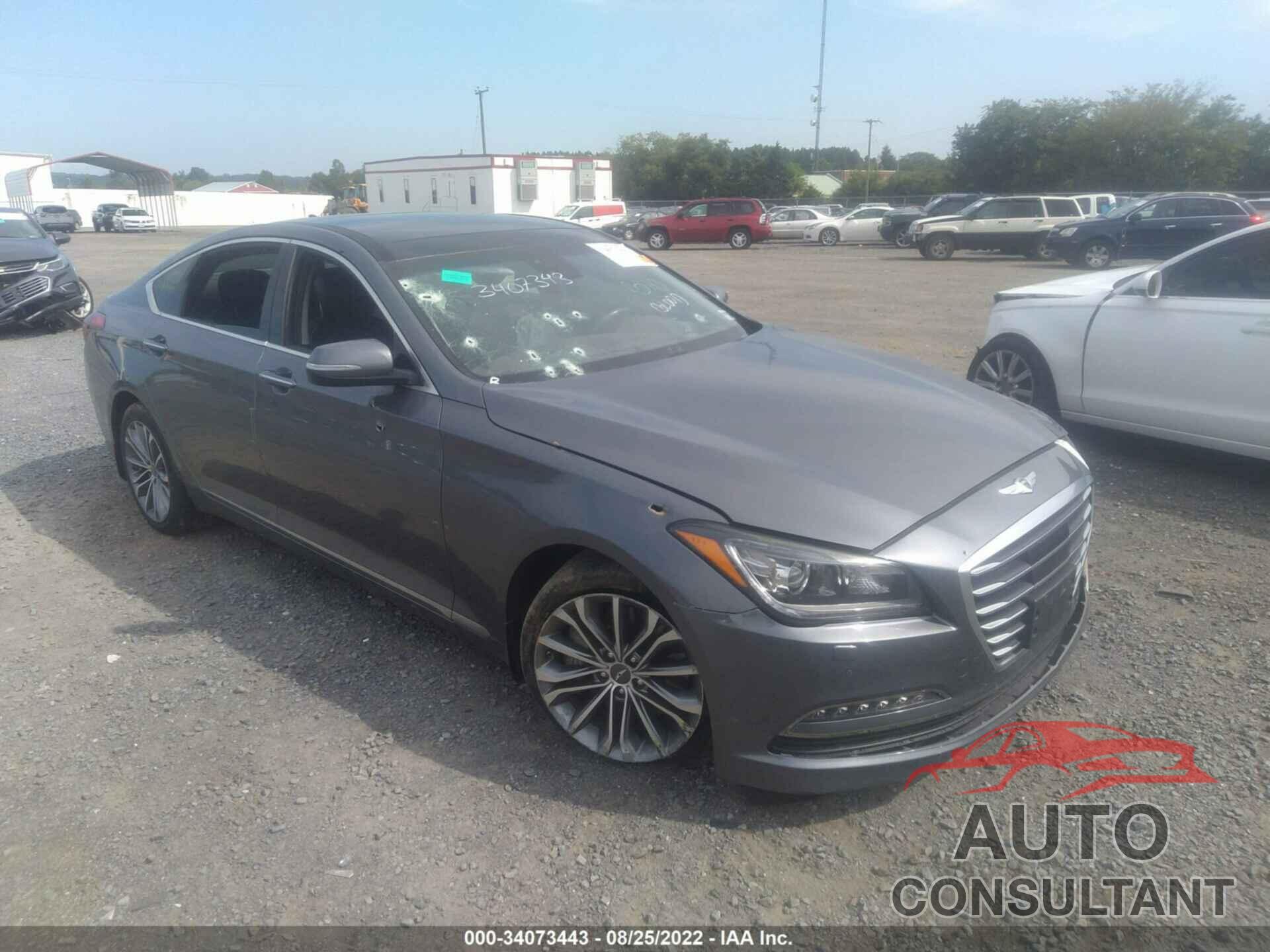 HYUNDAI GENESIS 2016 - KMHGN4JE1GU122365