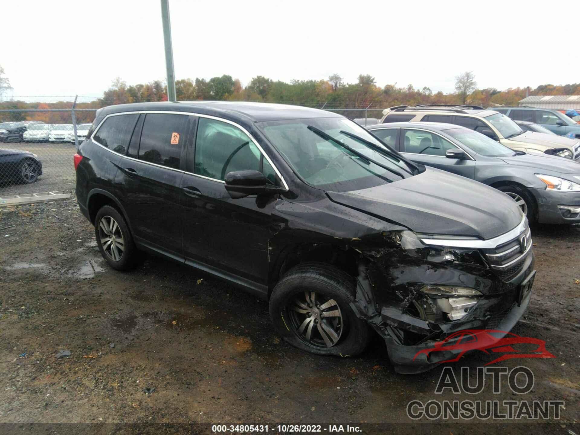HONDA PILOT 2017 - 5FNYF6H52HB017402