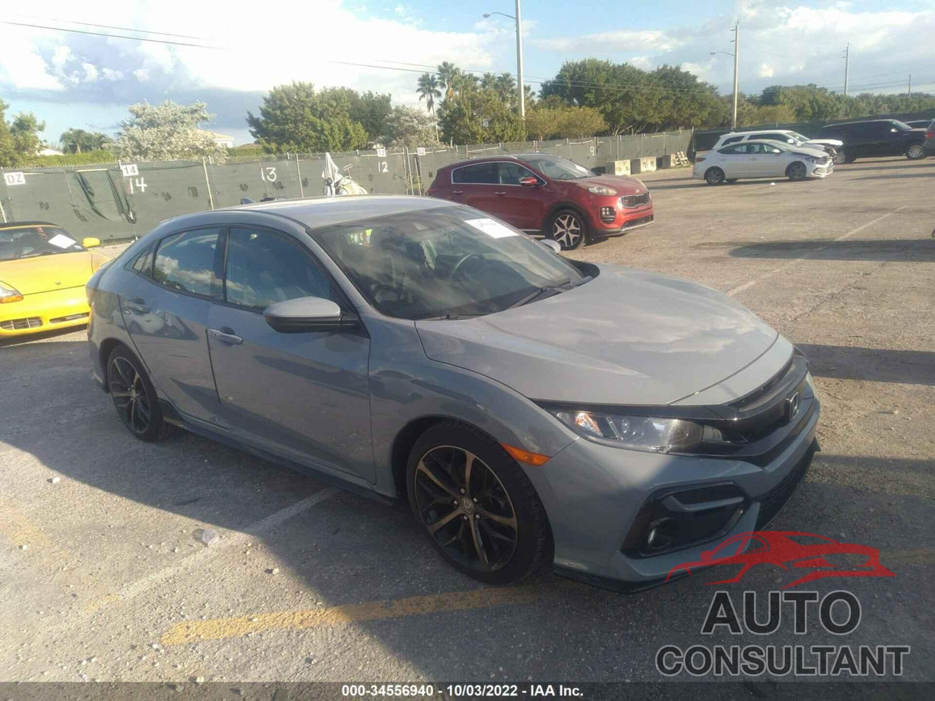 HONDA CIVIC HATCHBACK 2021 - SHHFK7H49MU214849
