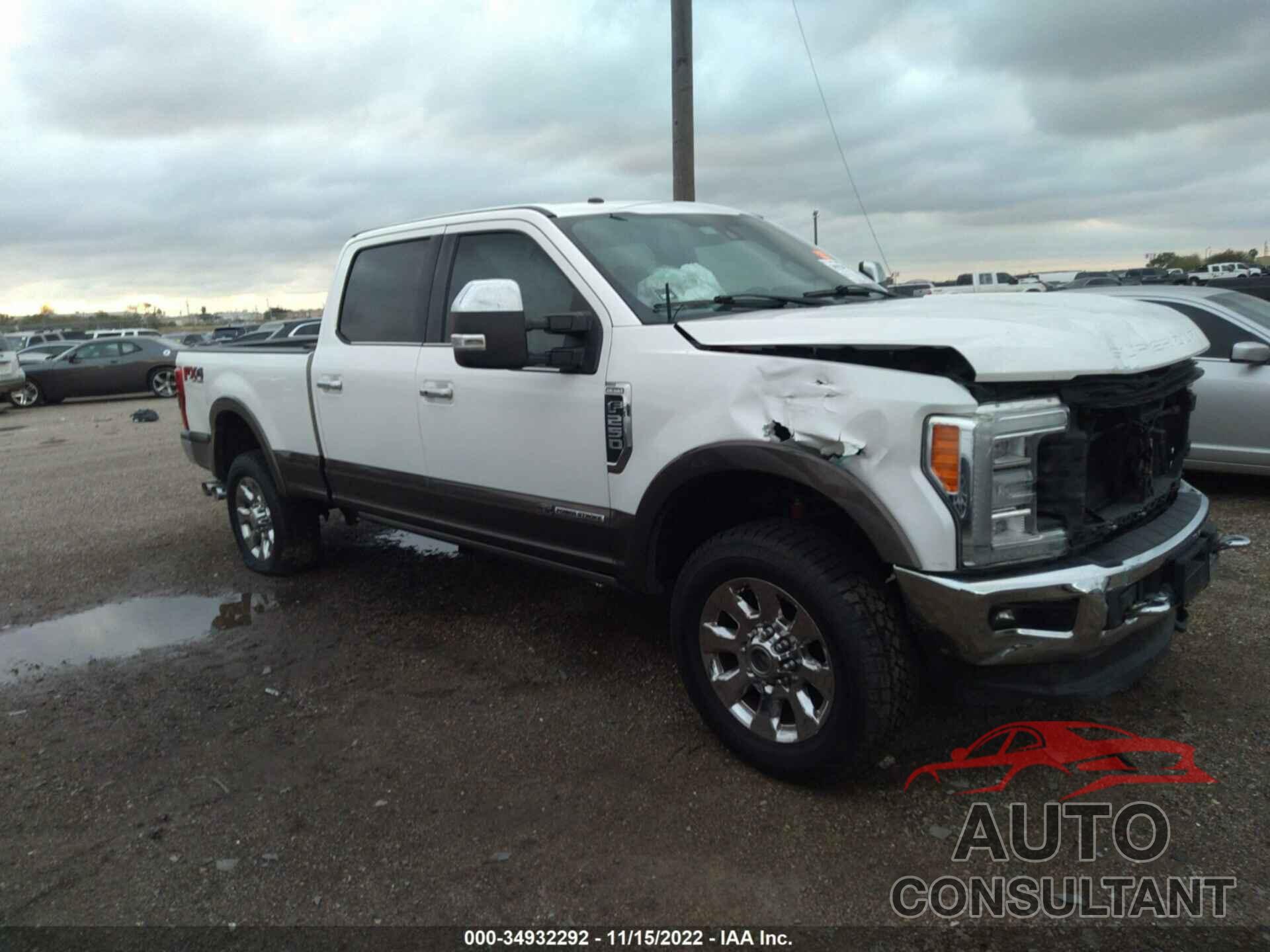 FORD SUPER DUTY F-250 SRW 2017 - 1FT7W2BTXHED25320