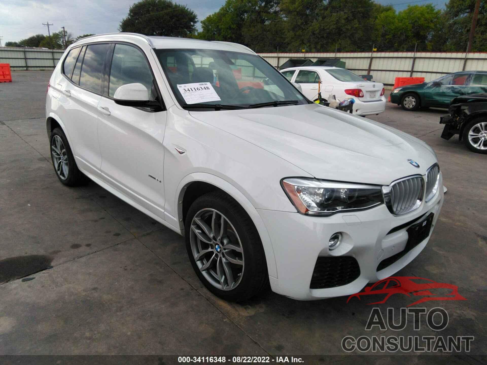 BMW X3 2016 - 5UXWX7C55G0S15856