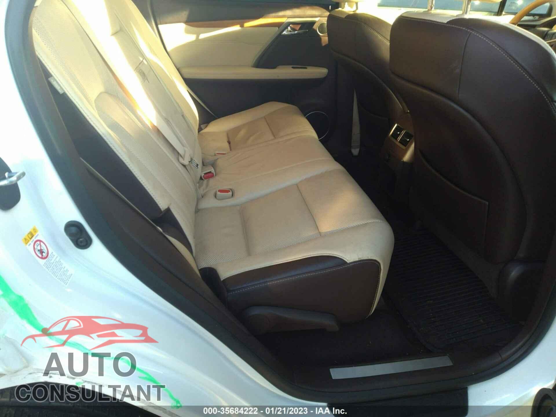LEXUS RX 2017 - 2T2BGMCA5HC018488