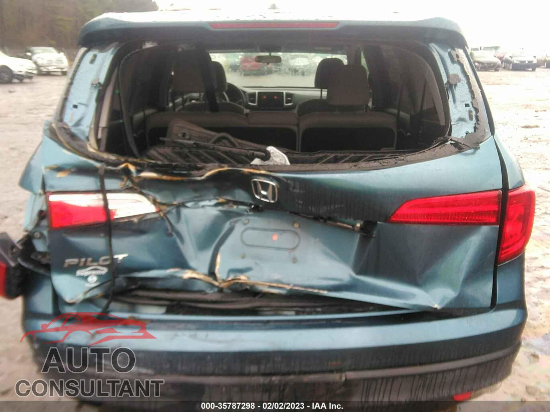 HONDA PILOT 2017 - 5FNYF5H33HB036954