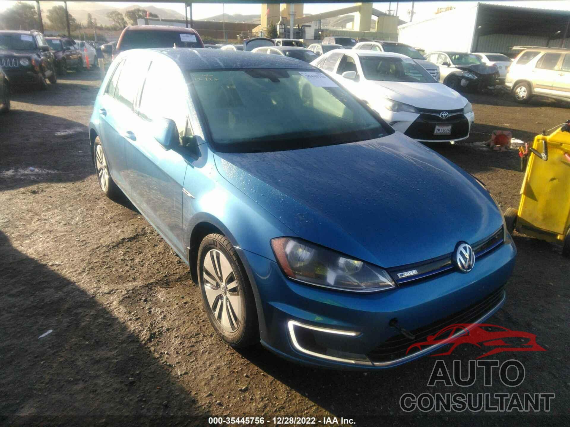 VOLKSWAGEN E-GOLF 2016 - WVWKP7AU0GW916795