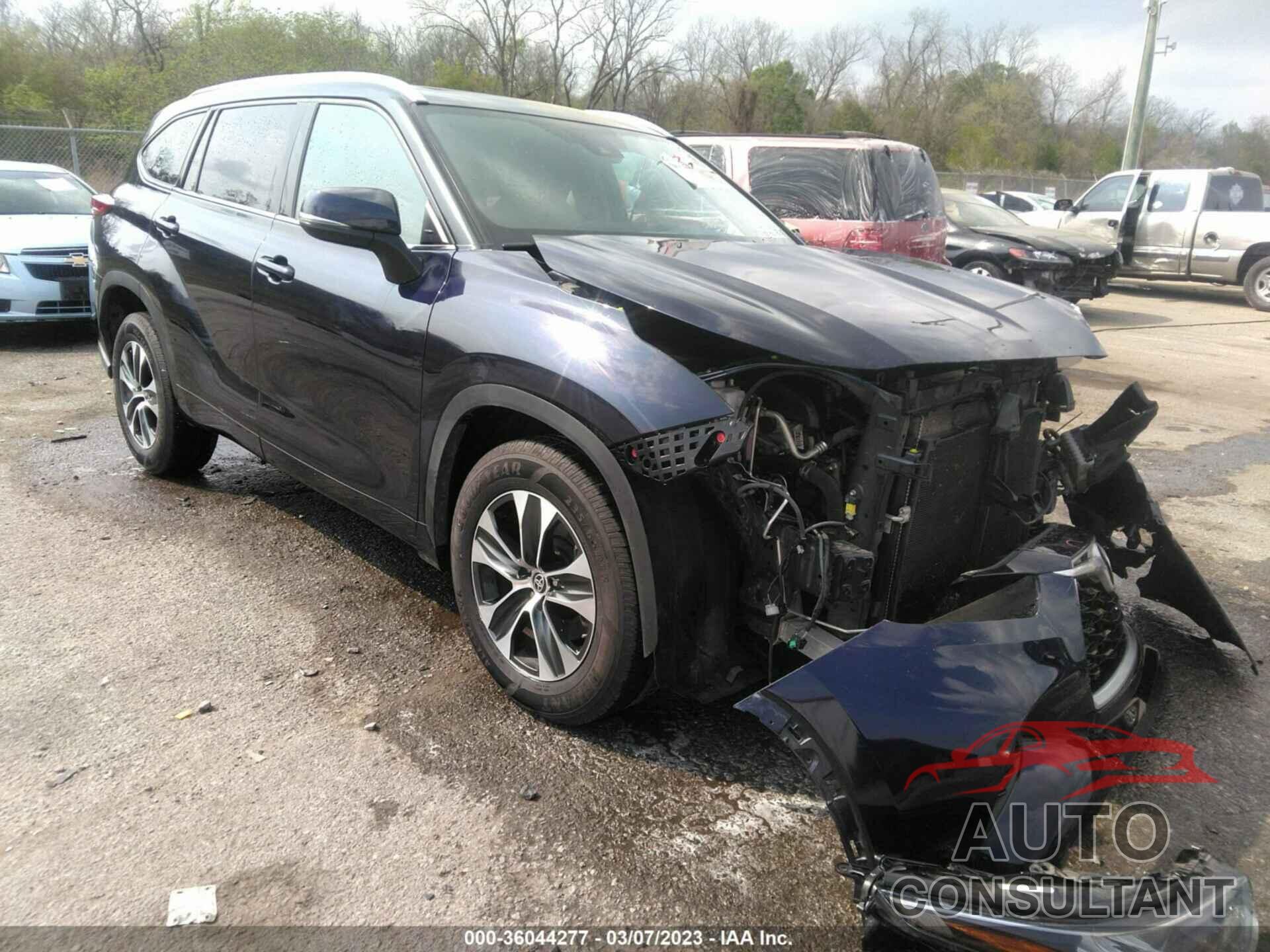 TOYOTA HIGHLANDER 2020 - 5TDGZRAH6LS011521