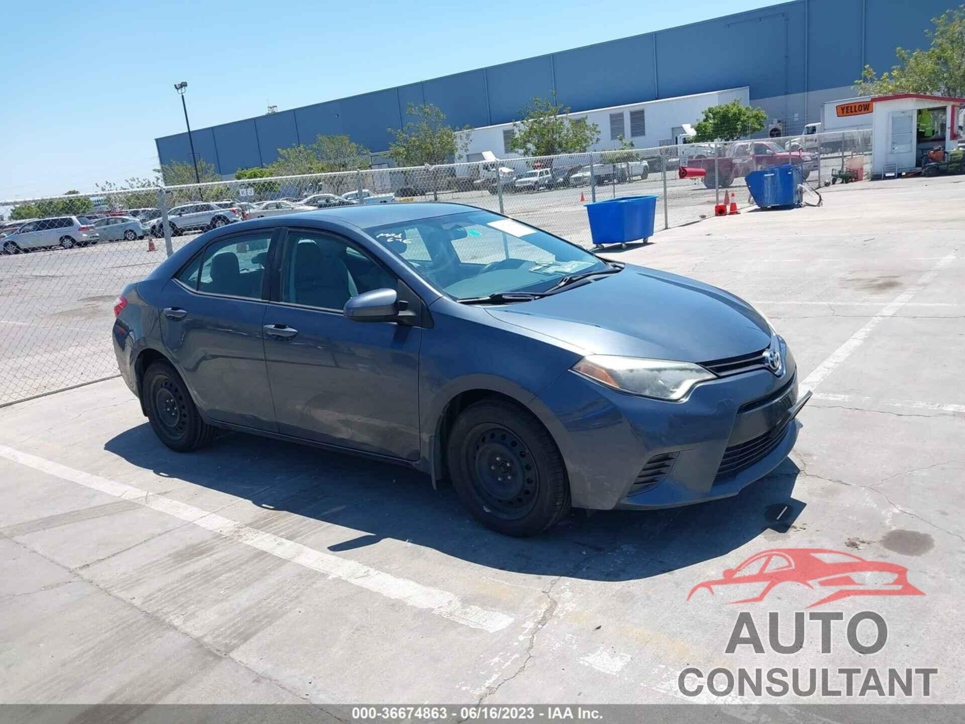 TOYOTA COROLLA 2016 - 5YFBURHE9GP402441