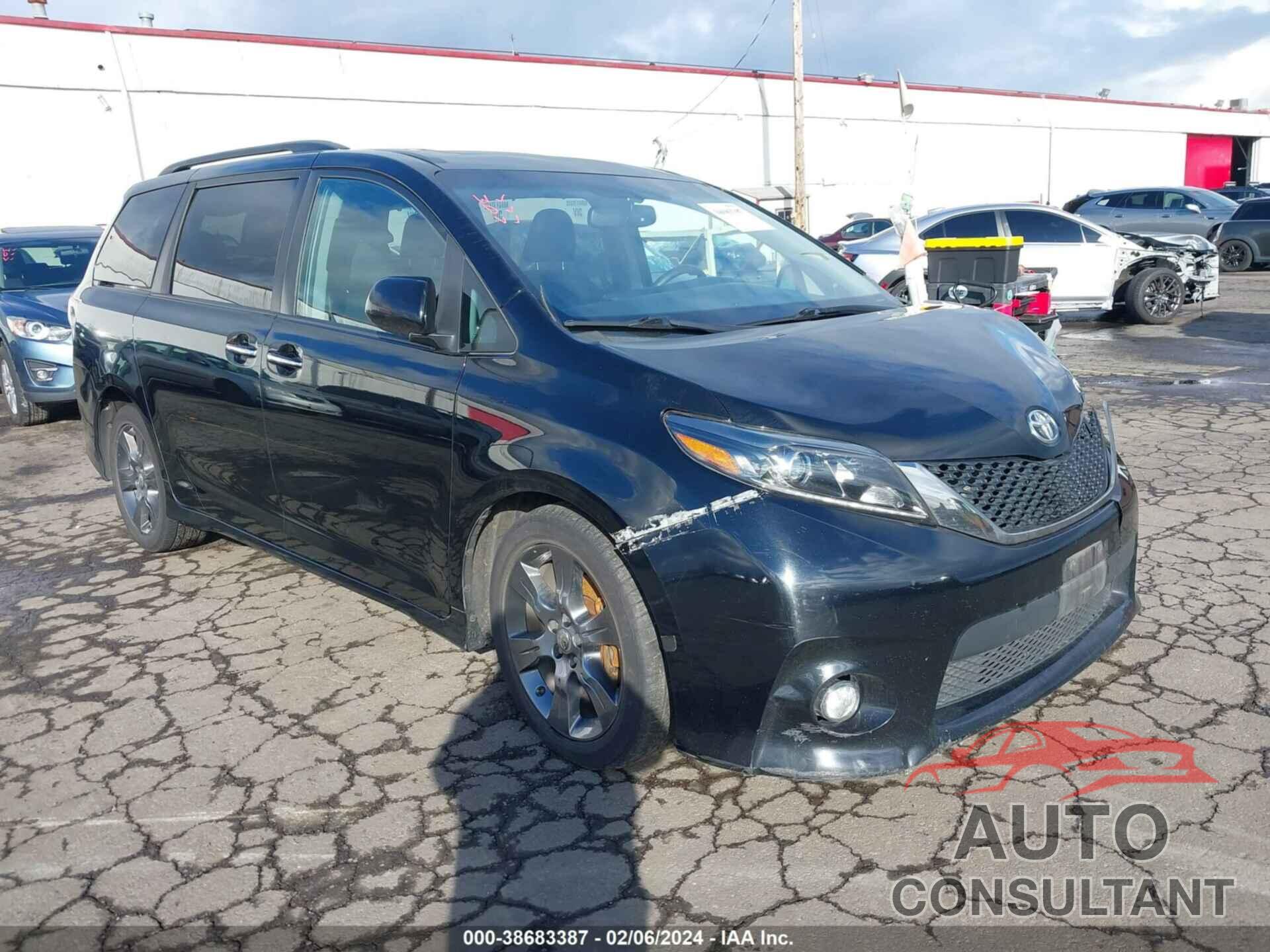 TOYOTA SIENNA 2016 - 5TDXK3DC9GS753015