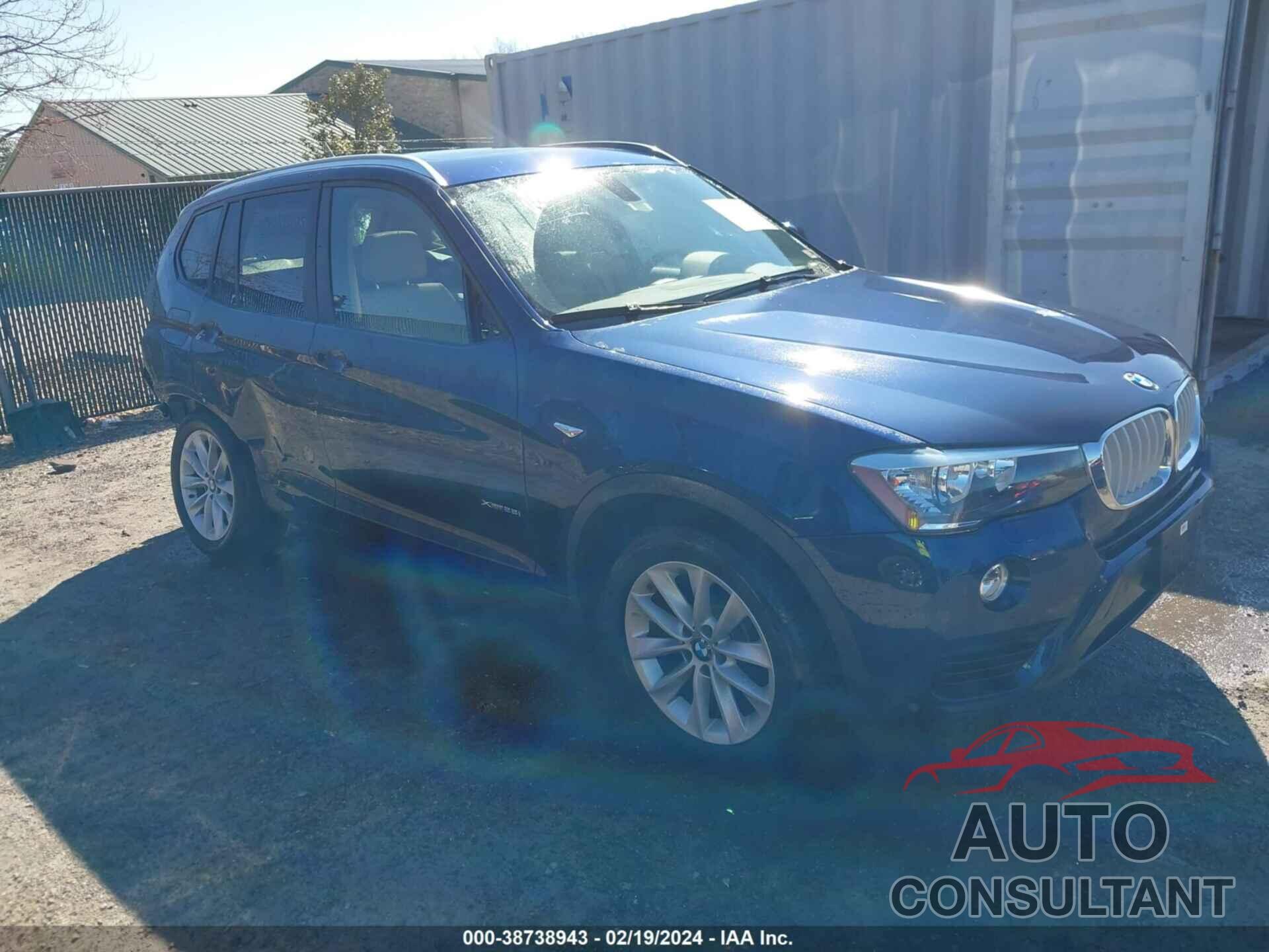 BMW X3 2017 - 5UXWX9C5XH0D99305