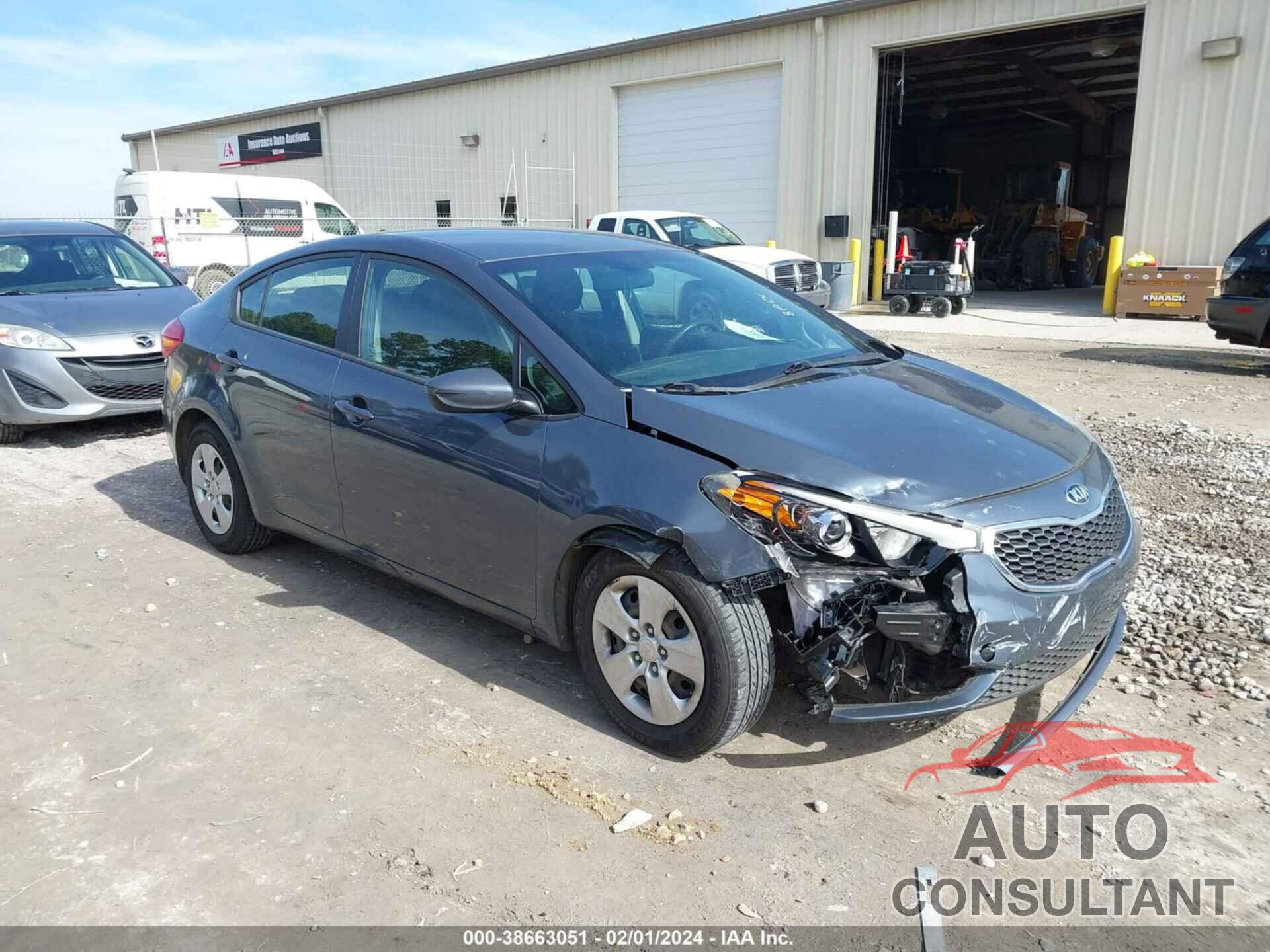 KIA FORTE 2016 - KNAFK4A65G5570021