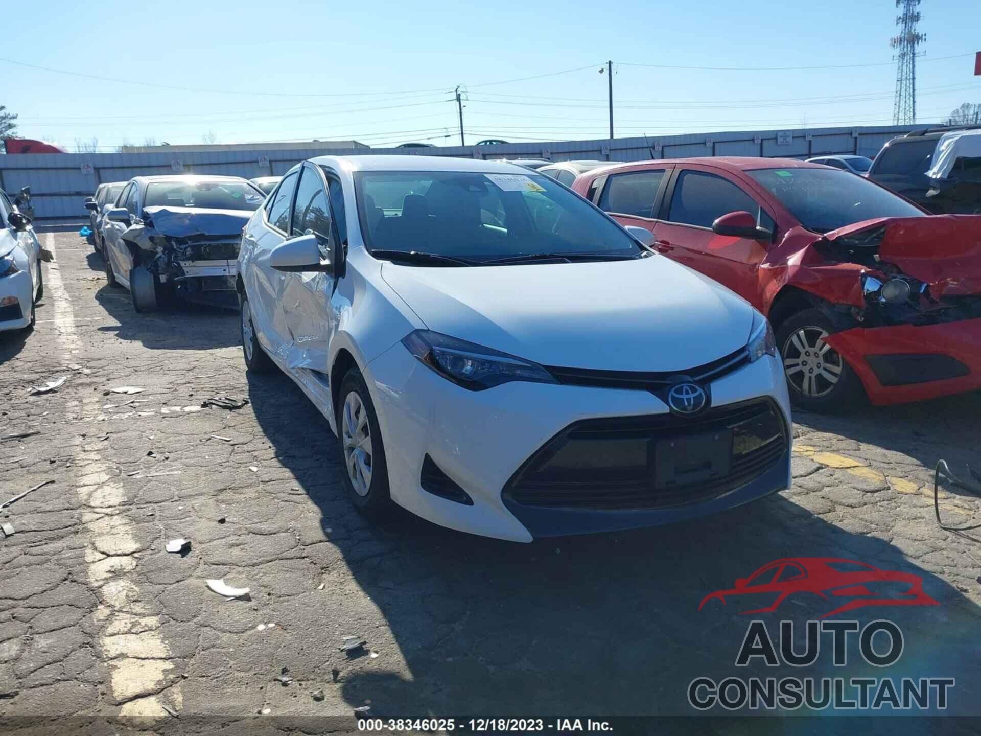 TOYOTA COROLLA 2019 - 5YFBURHE8KP864997