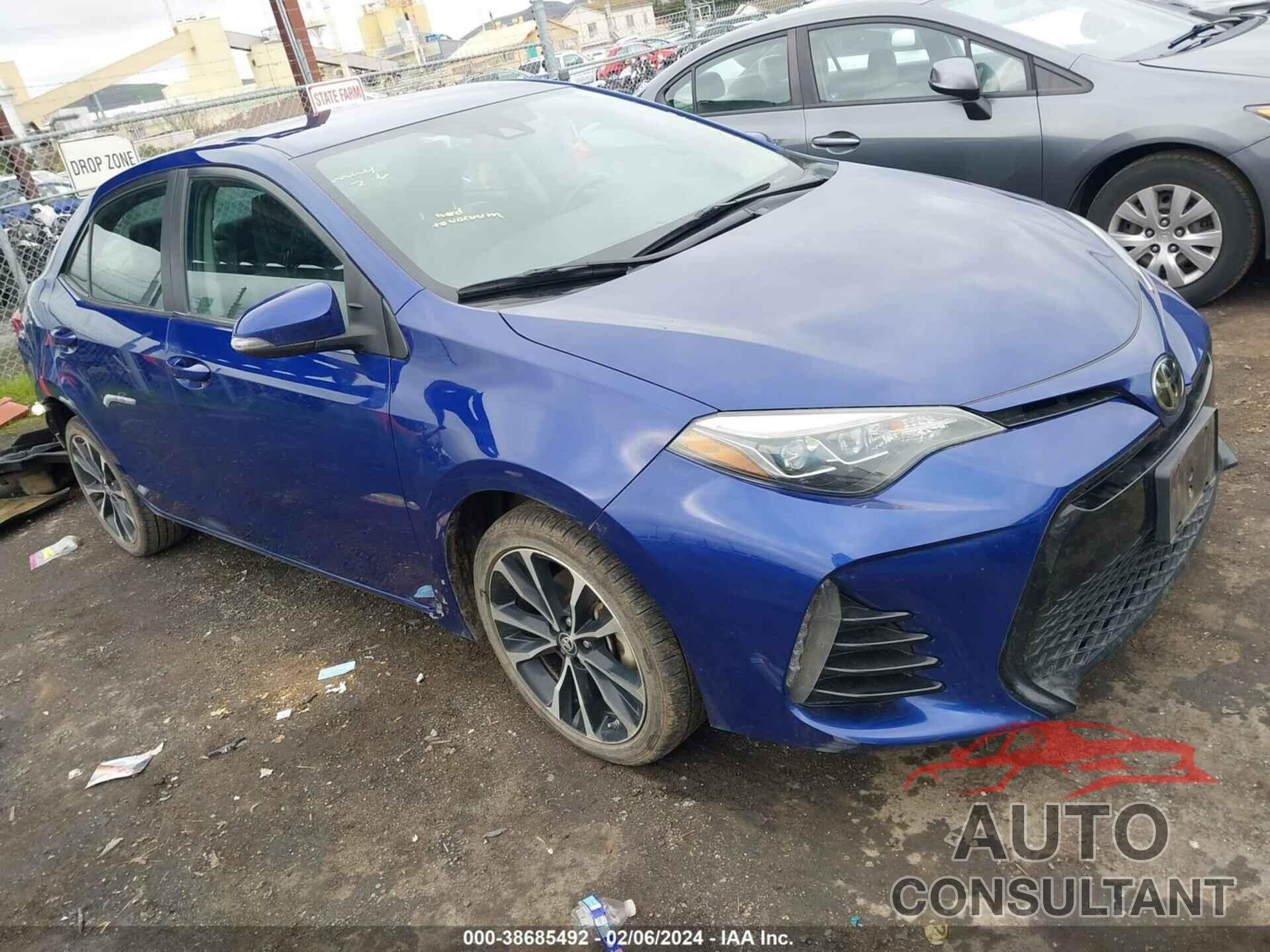TOYOTA COROLLA 2018 - 2T1BURHE5JC106324