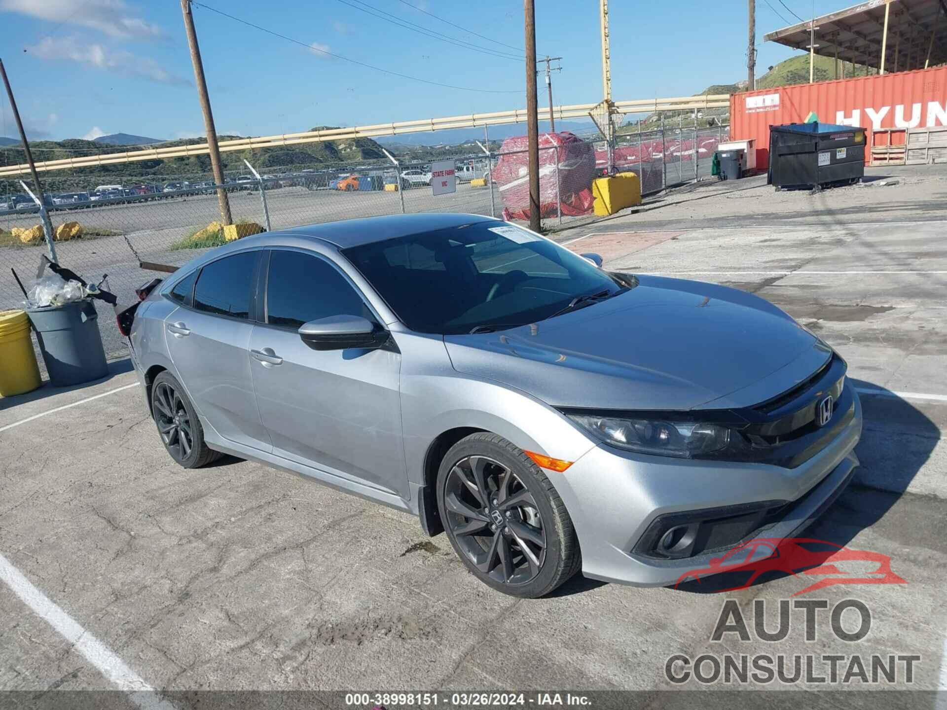 HONDA CIVIC 2020 - 19XFC2F84LE003473