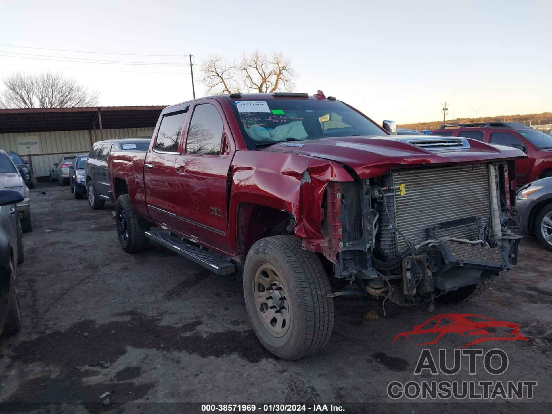 CHEVROLET SILVERADO 2500HD 2018 - 1GC1KXEY2JF289208