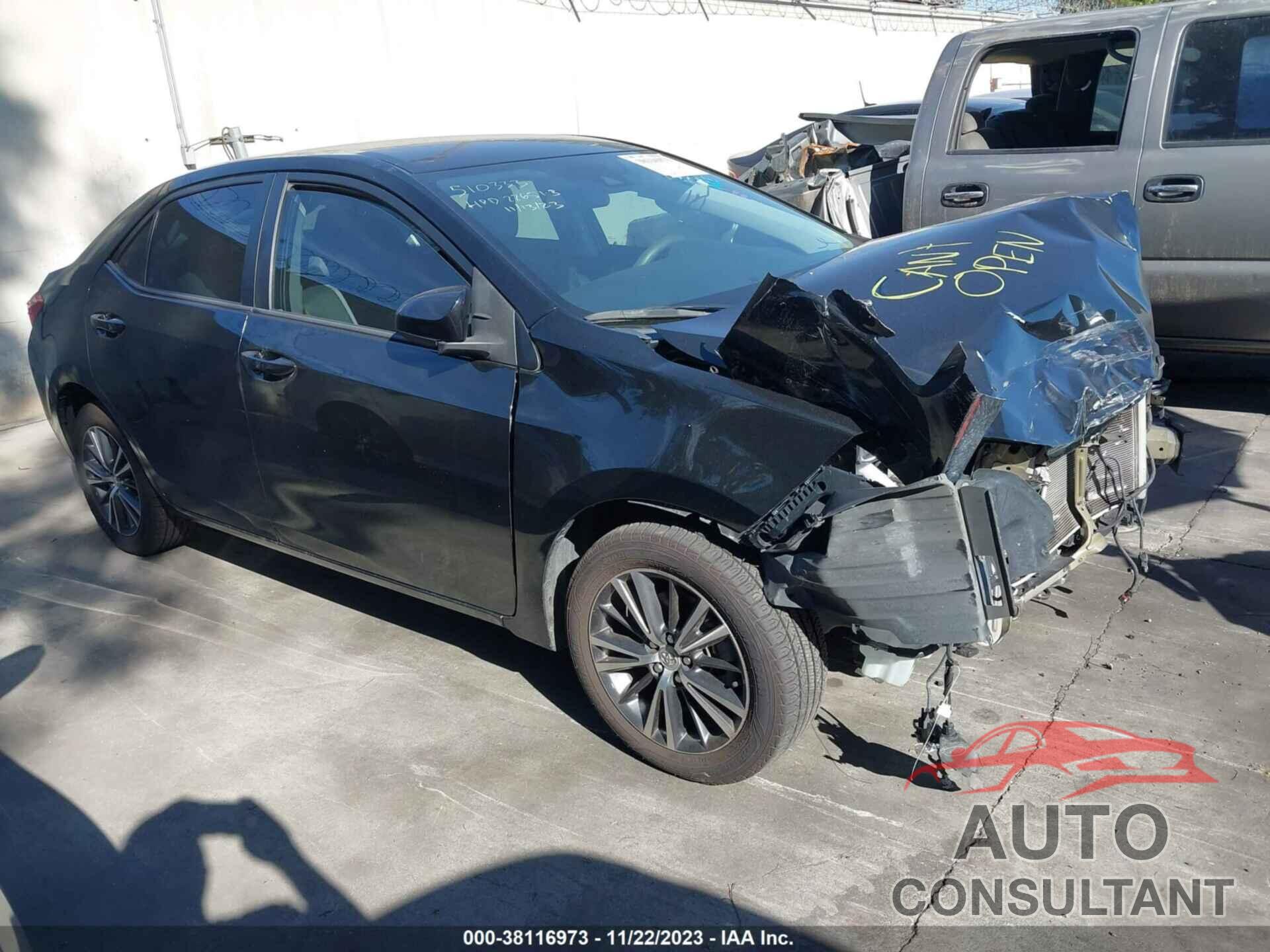 TOYOTA COROLLA 2017 - 5YFBURHE7HP605135