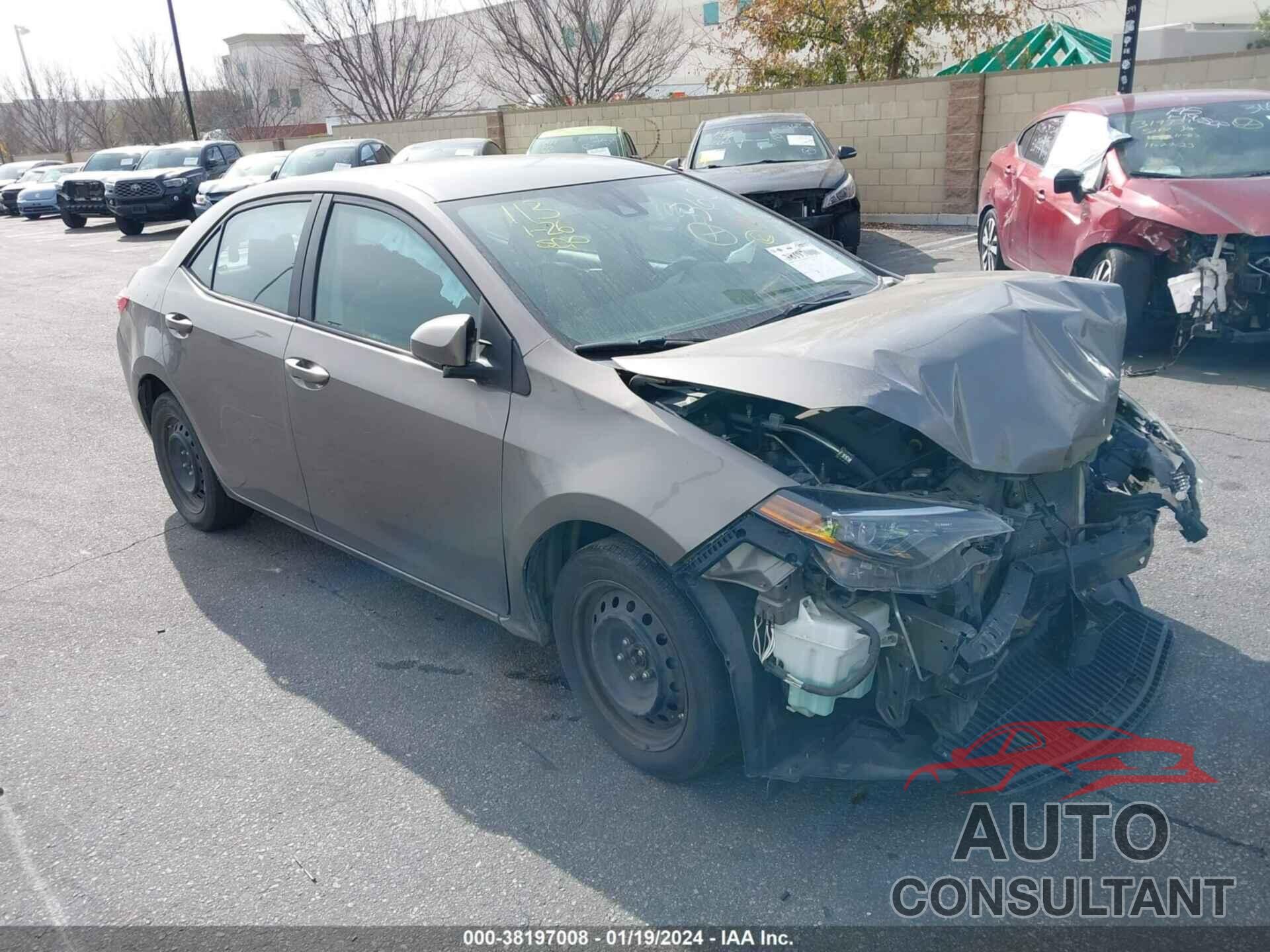 TOYOTA COROLLA 2018 - 2T1BURHE5JC035979
