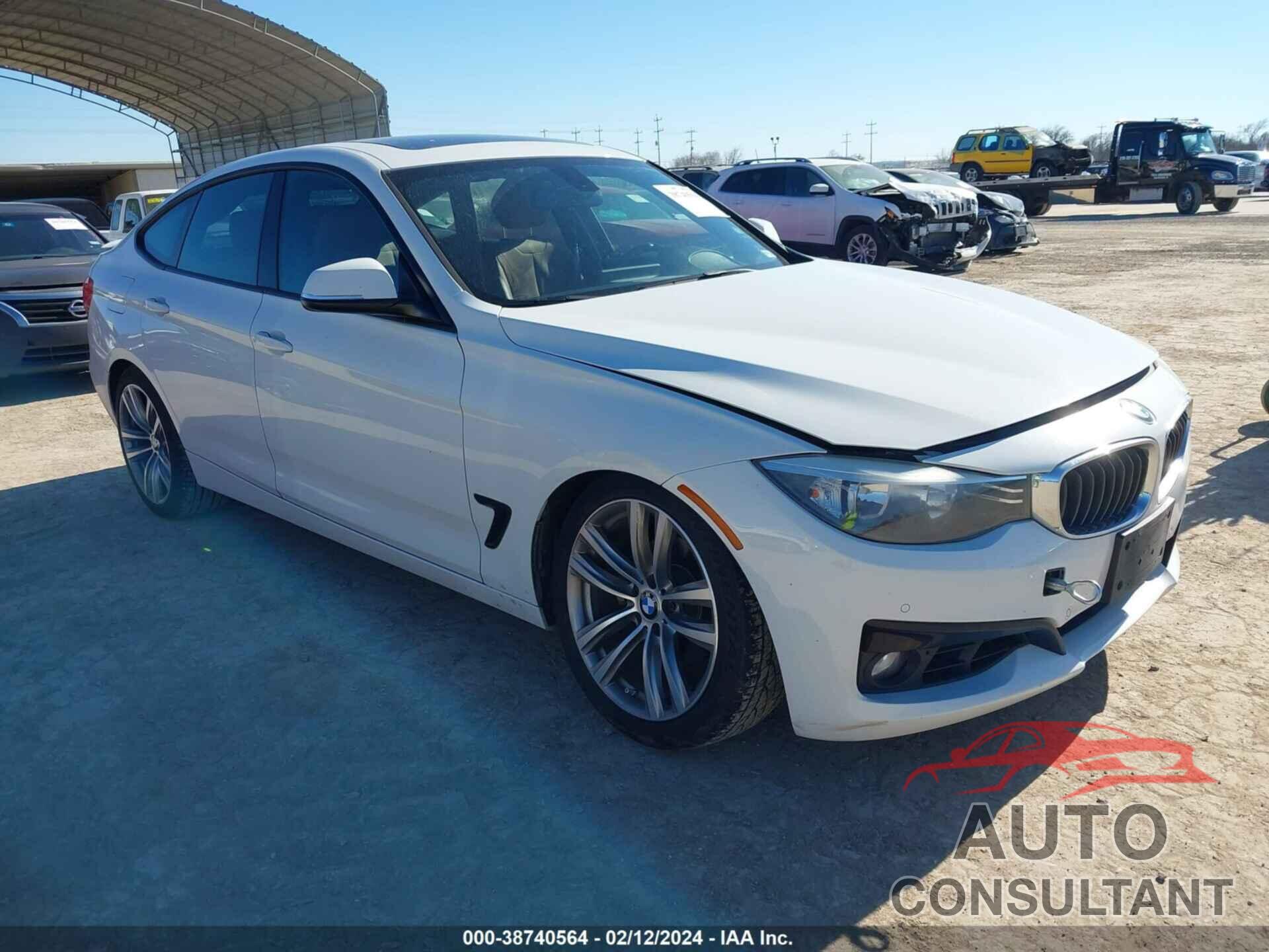 BMW 328I GRAN TURISMO 2016 - WBA8Z5C54GG500349