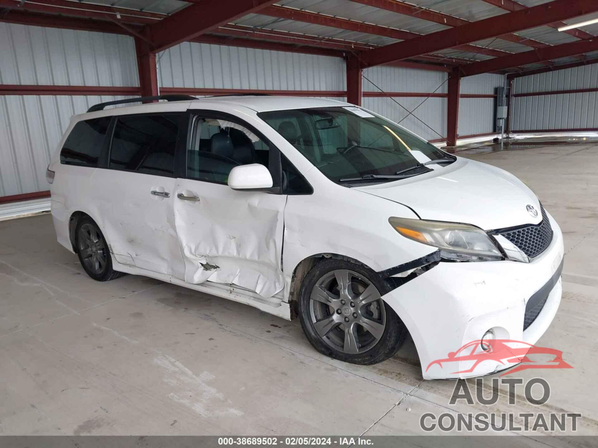 TOYOTA SIENNA 2017 - 5TDXZ3DC3HS788520