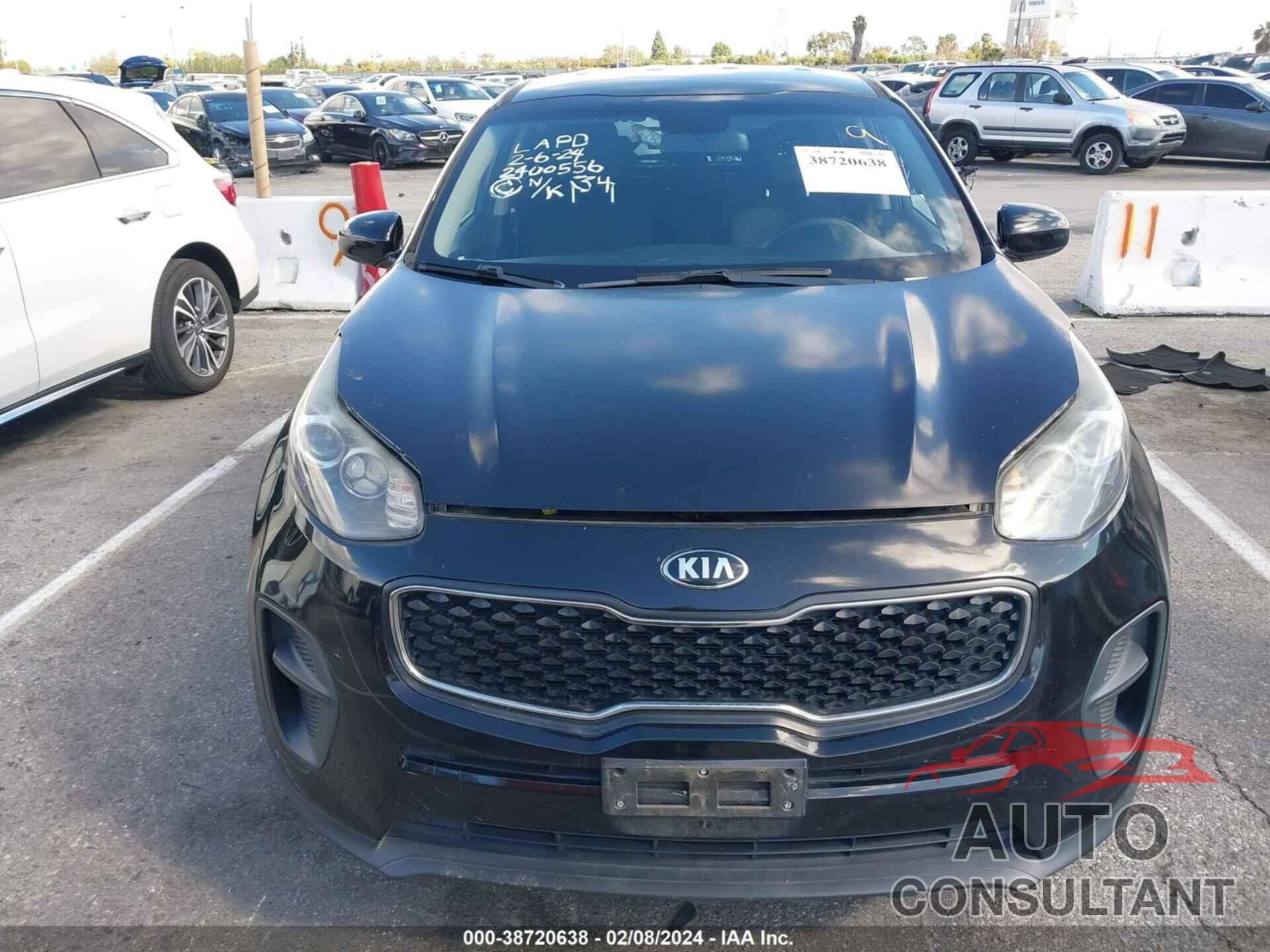 KIA SPORTAGE 2017 - KNDPM3ACXH7079452