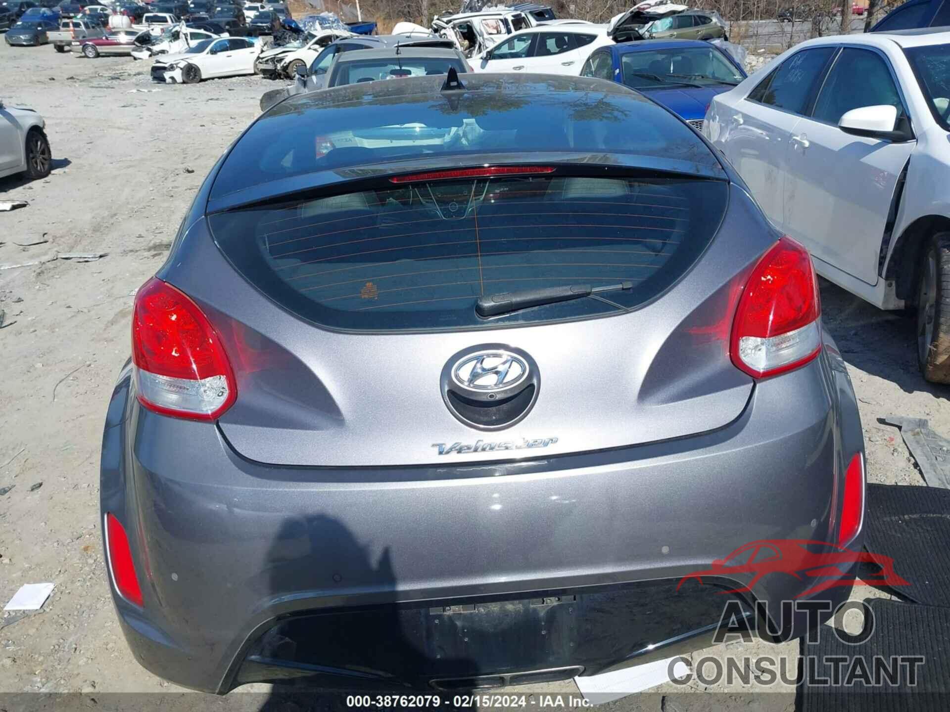 HYUNDAI VELOSTER 2016 - KMHTC6AD9GU263496