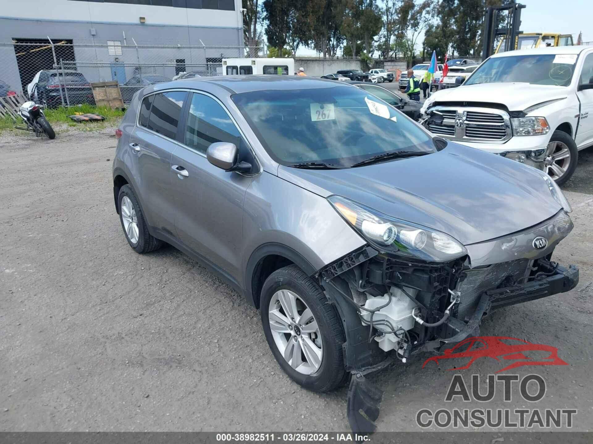 KIA SPORTAGE 2019 - KNDPM3AC6K7521523