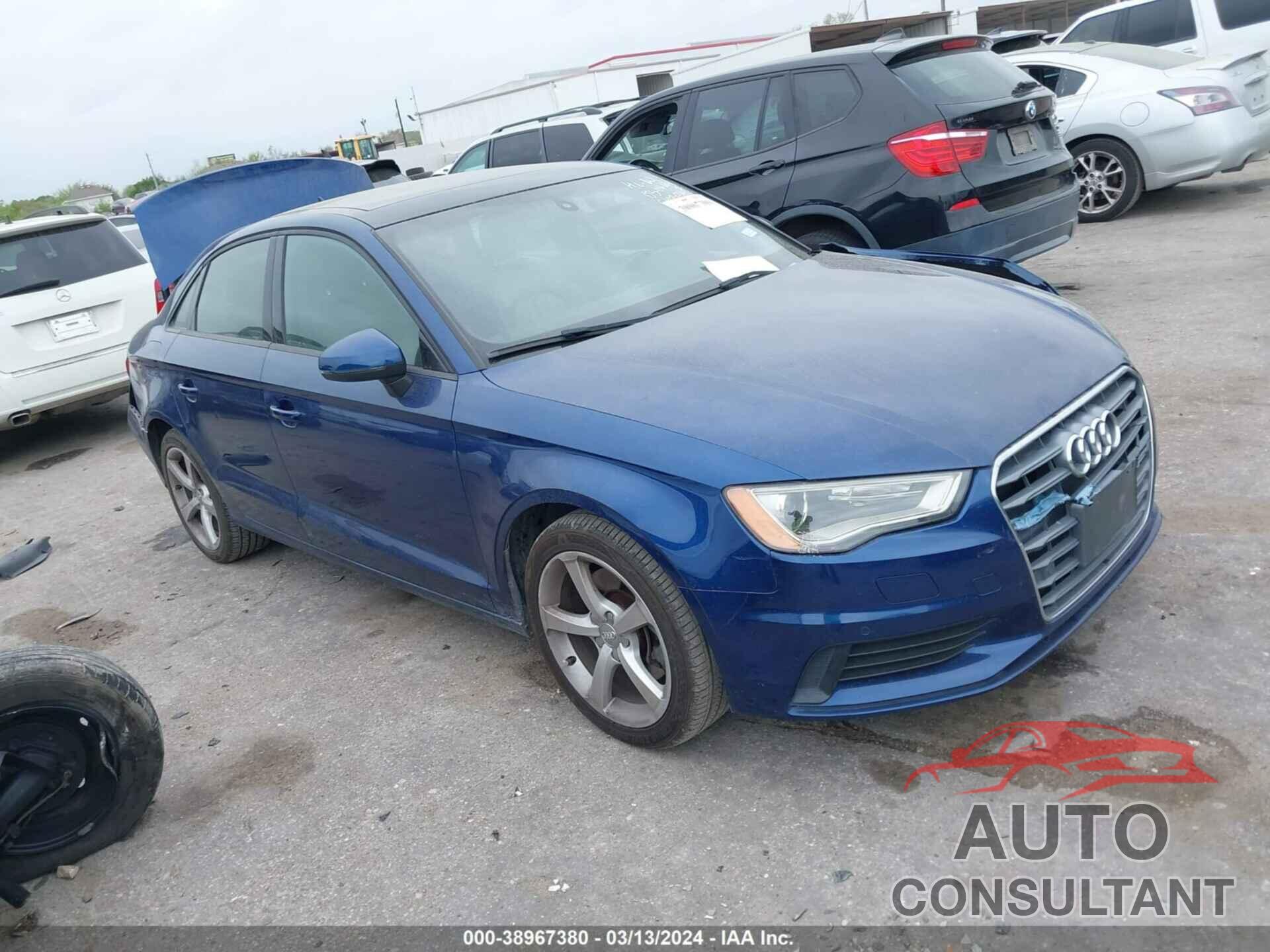 AUDI A3 2016 - WAUA7GFF0G1009724