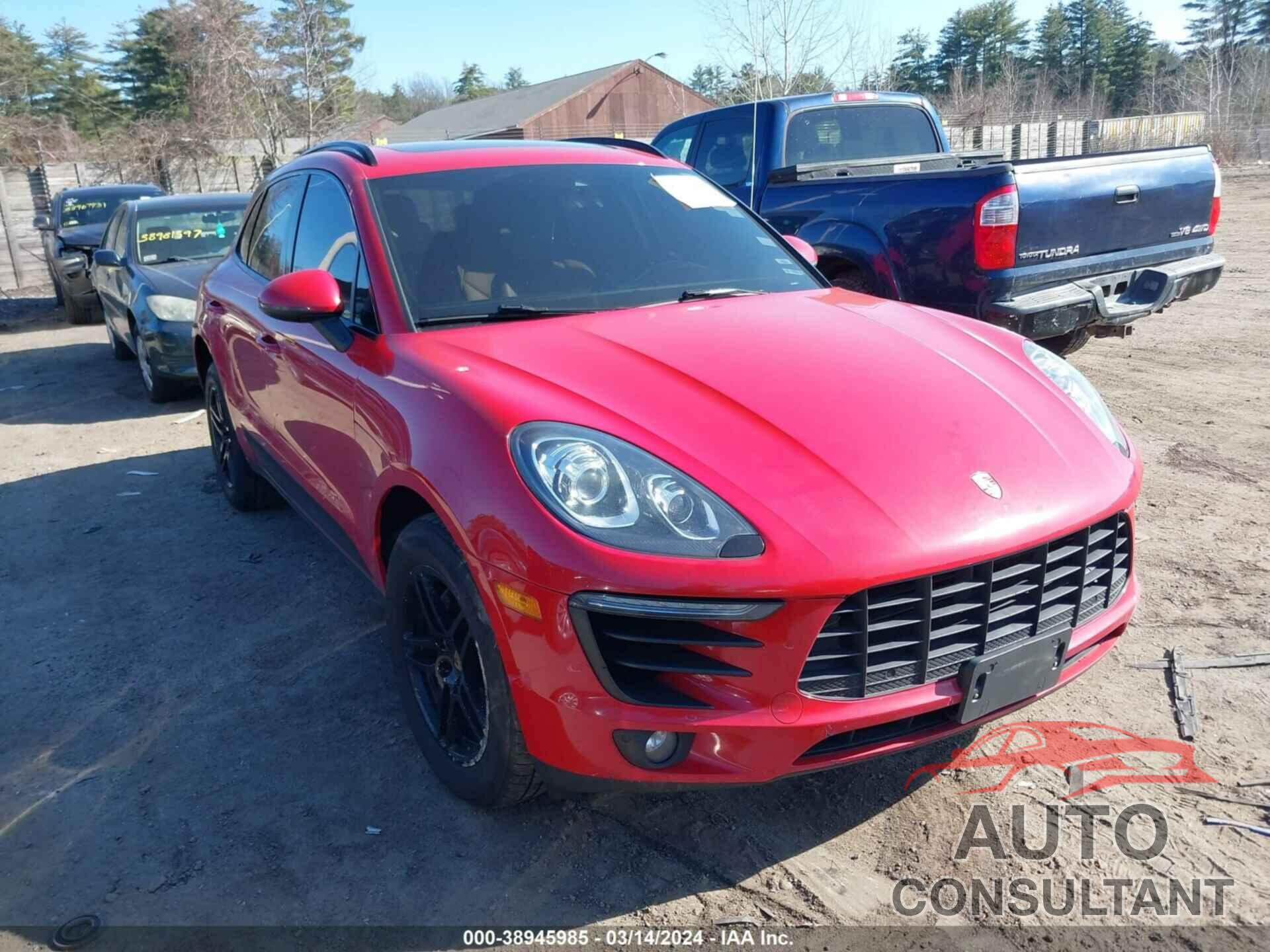 PORSCHE MACAN 2017 - WP1AA2A53HLB09181