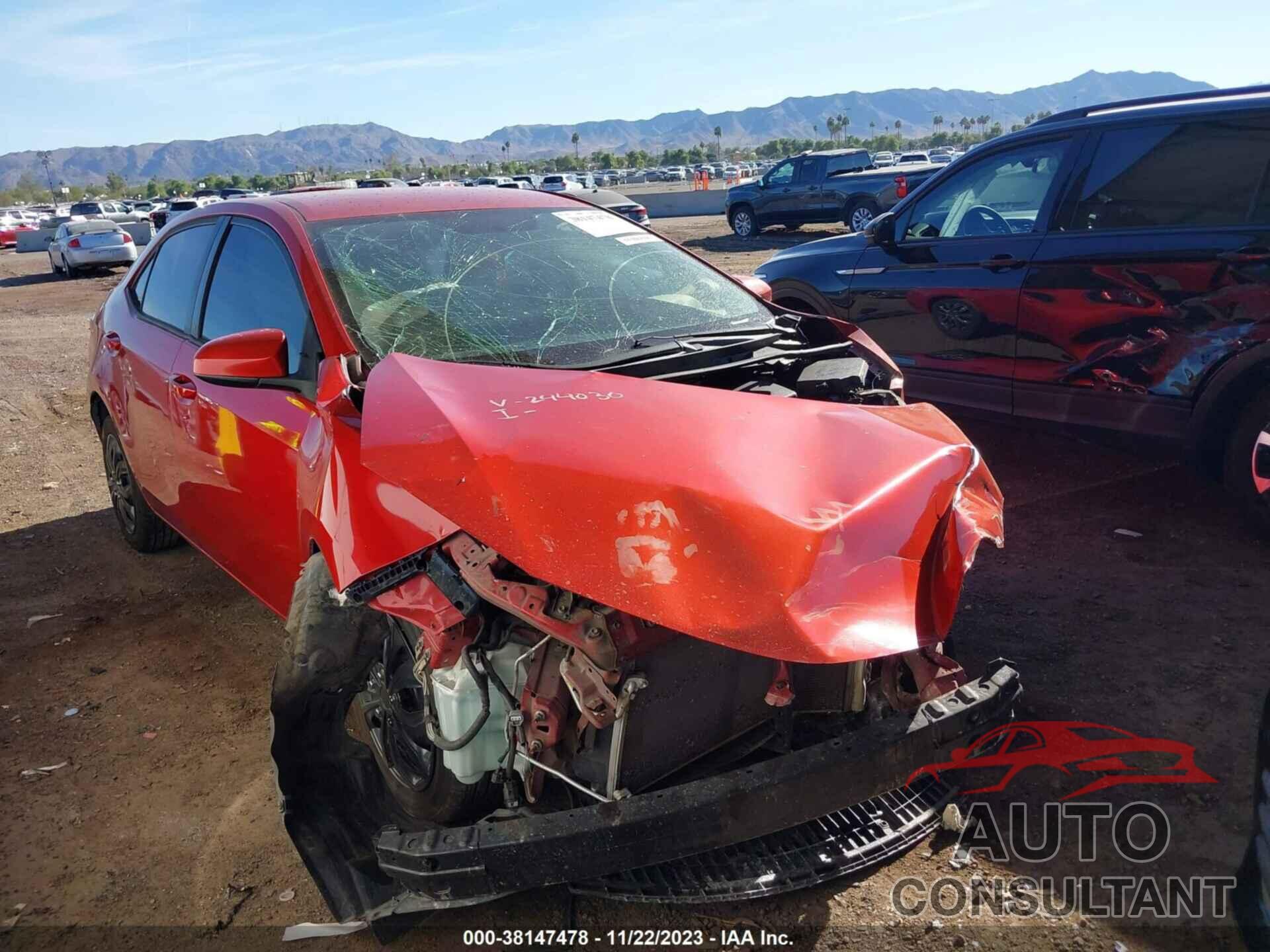 TOYOTA COROLLA 2015 - 5YFBURHEXFP244030