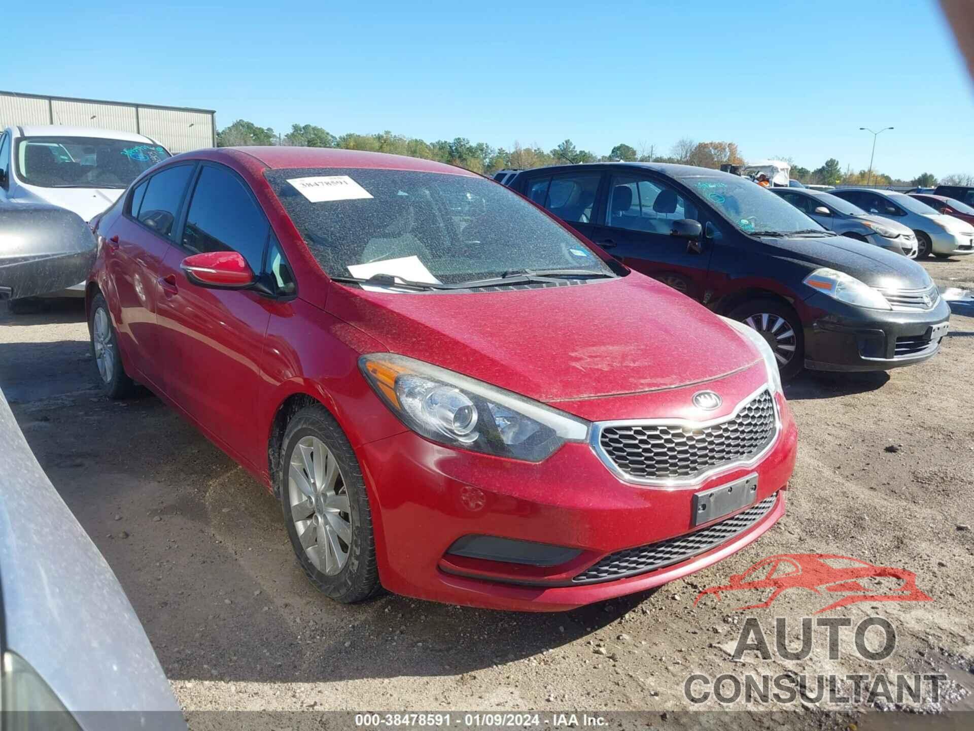 KIA FORTE 2016 - KNAFX4A67G5502076