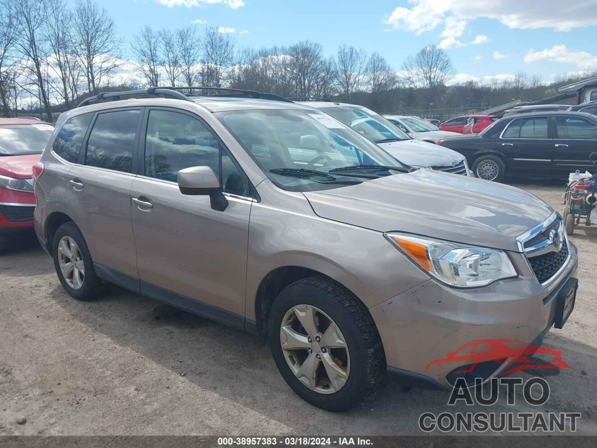 SUBARU FORESTER 2016 - JF2SJARC9GH463051