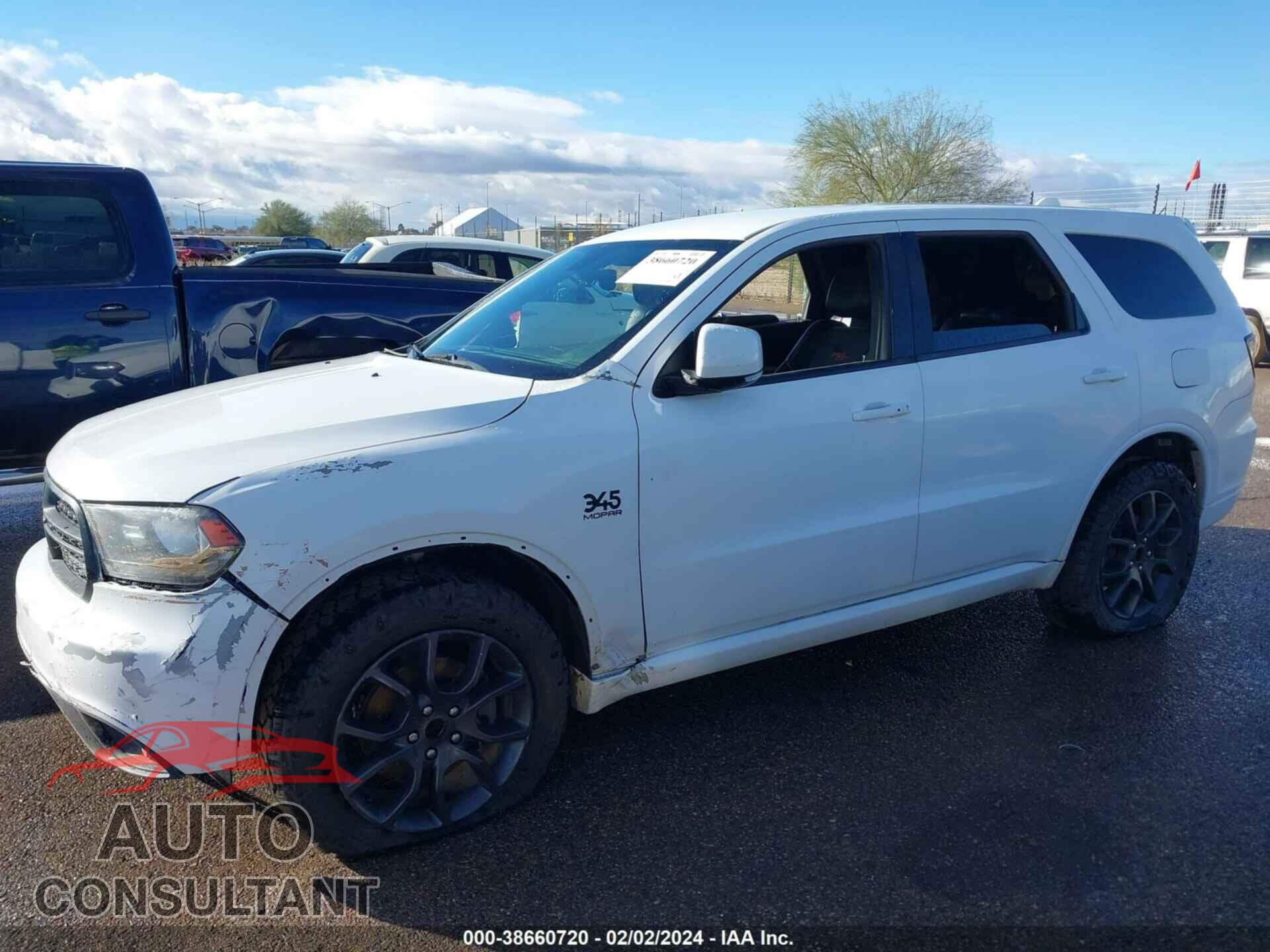 DODGE DURANGO 2017 - 1C4SDHCT0HC774714