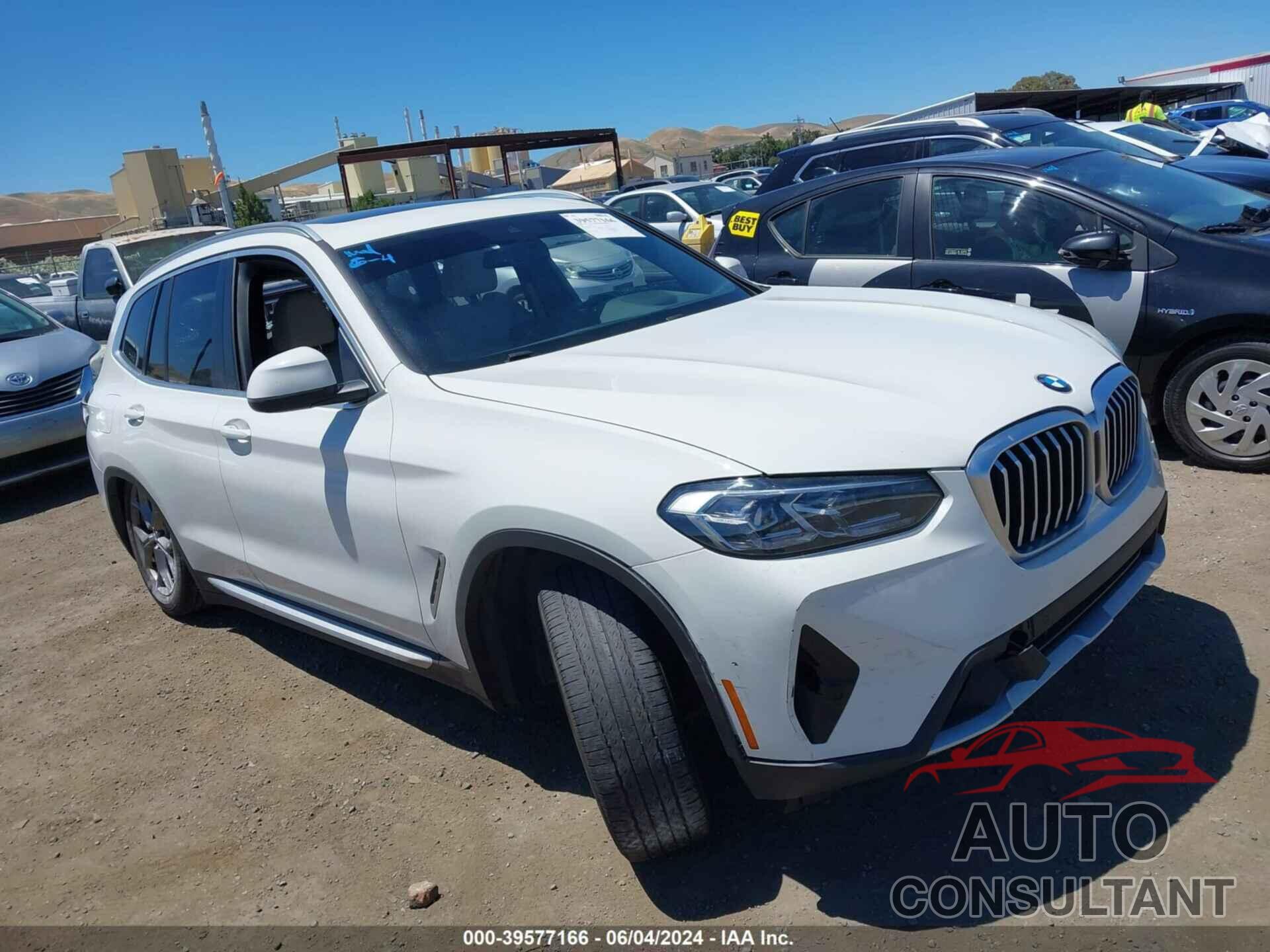 BMW X3 2022 - 5UX53DP09N9J98492