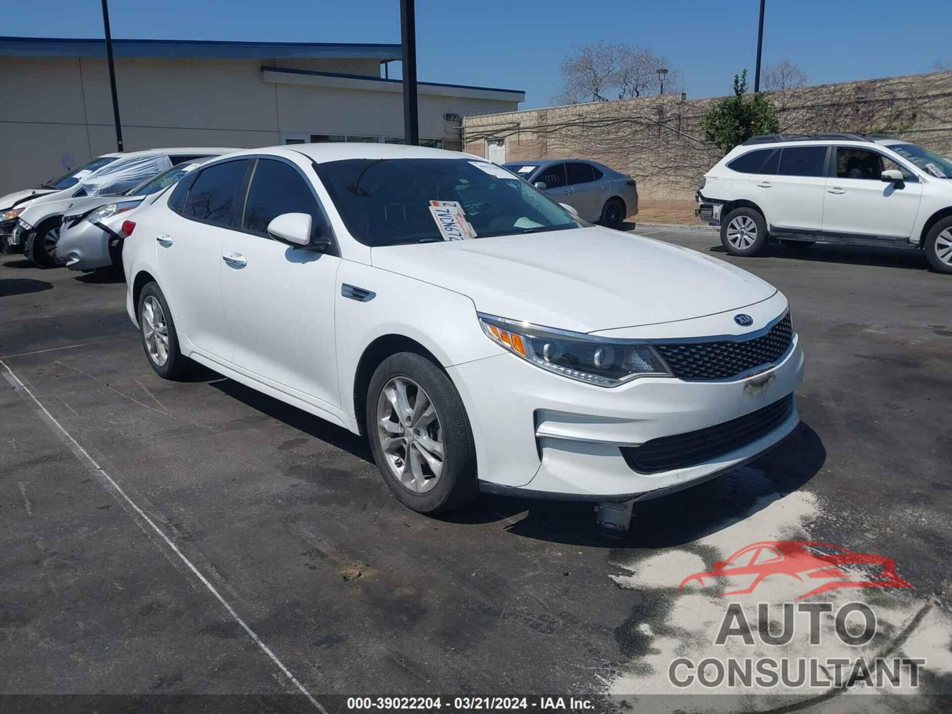 KIA OPTIMA 2016 - 5XXGU4L35GG046397