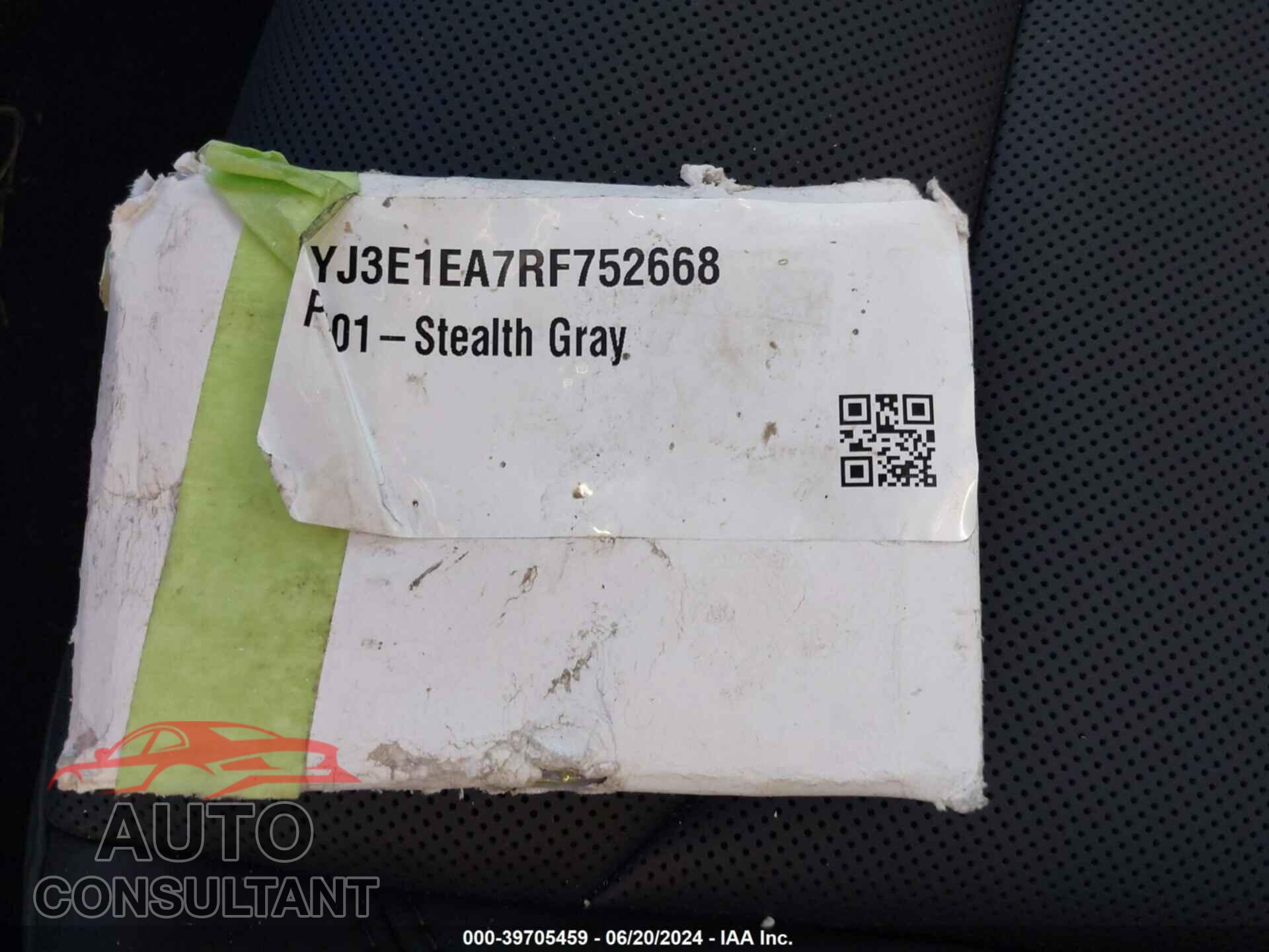 TESLA MODEL 3 2024 - 5YJ3E1EA7RF752668