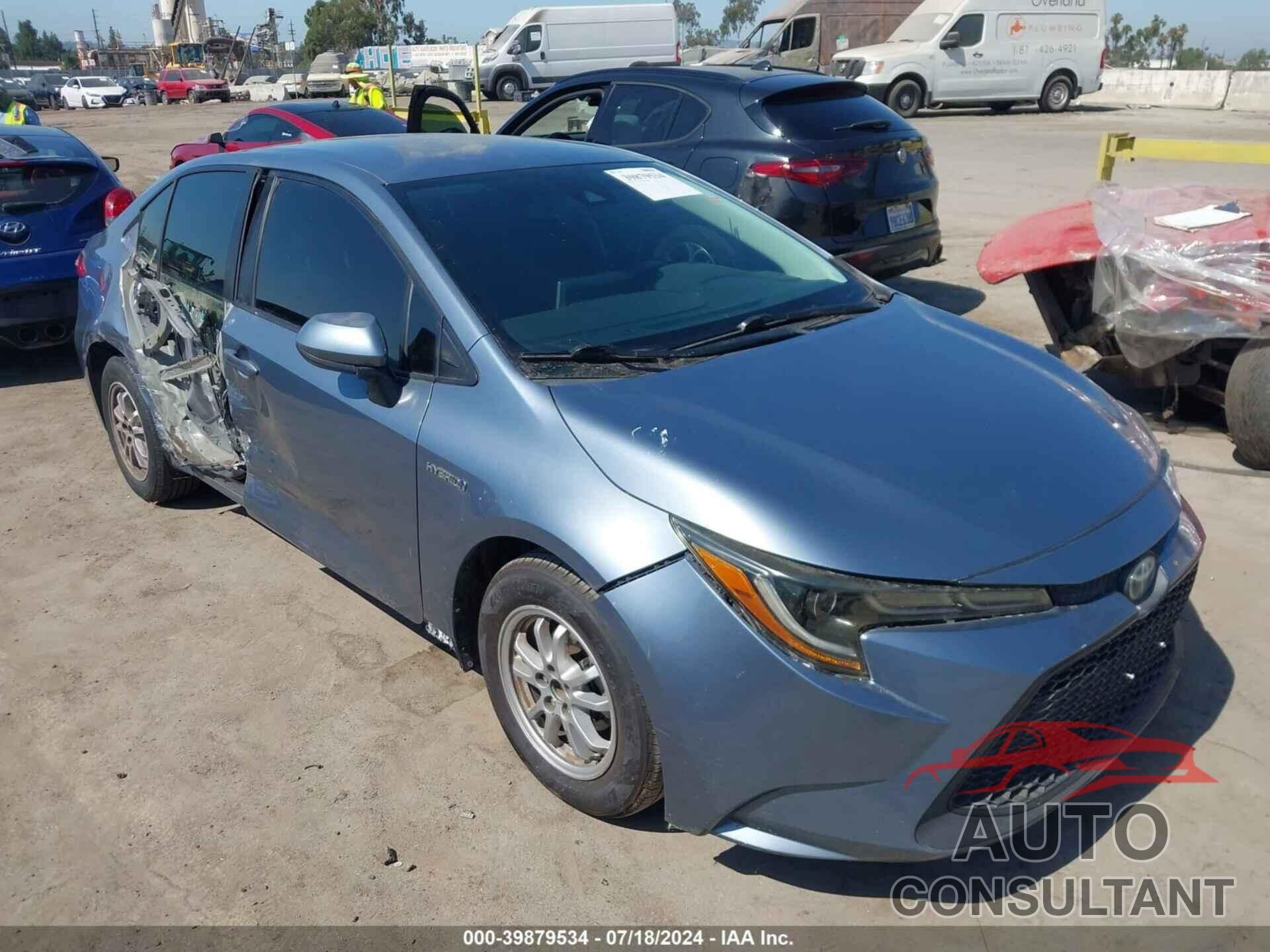 TOYOTA COROLLA 2020 - JTDEBRBE8LJ000260