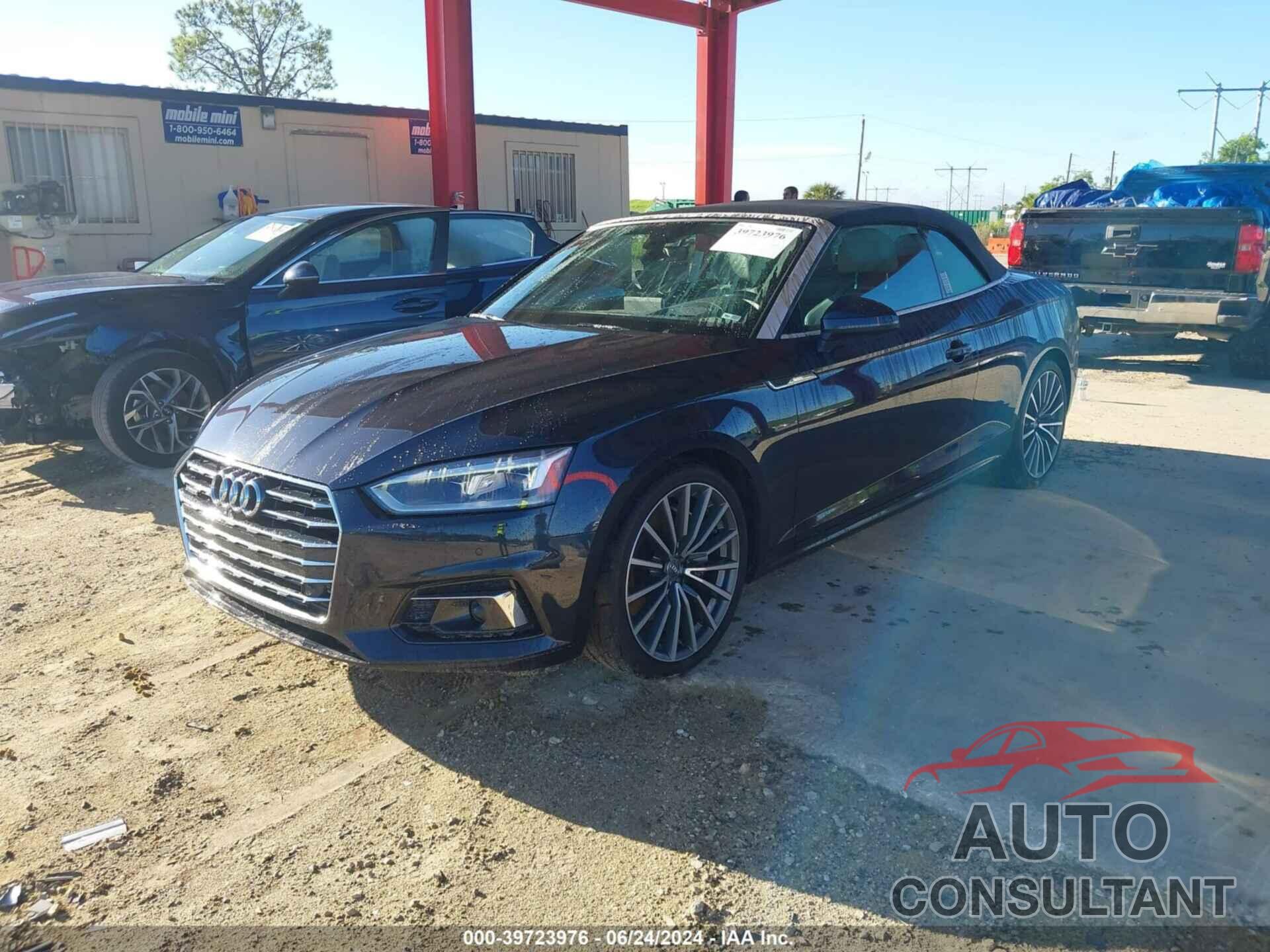 AUDI A5 2018 - WAU2NGF54JN018928