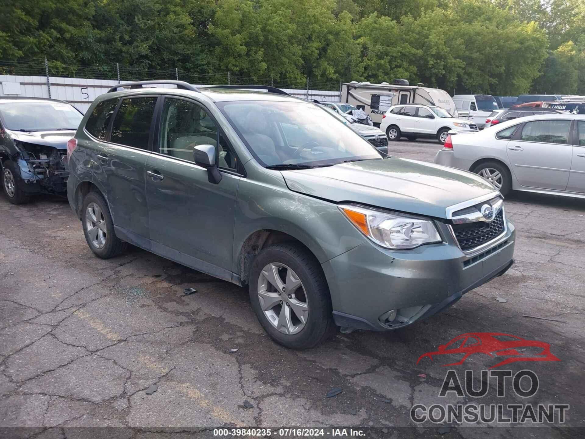 SUBARU FORESTER 2016 - JF2SJAFC8GH536351