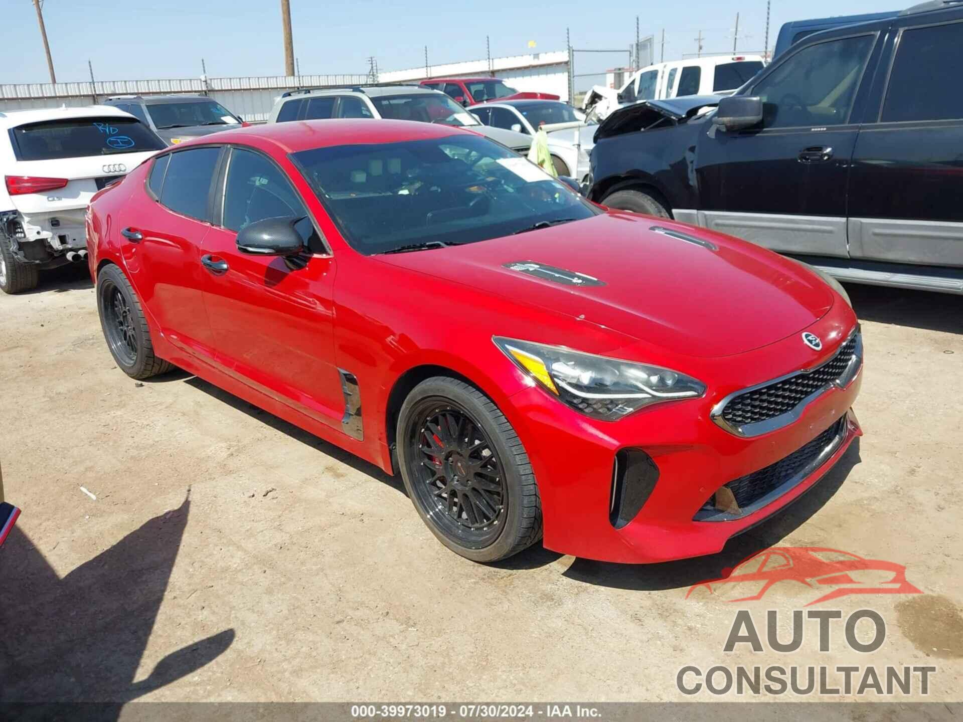 KIA STINGER 2019 - KNAE35LC8K6056541