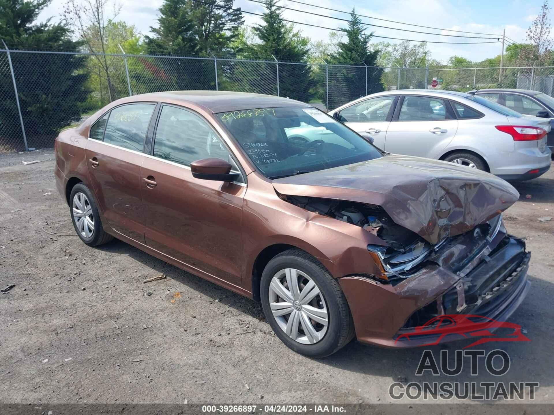 VOLKSWAGEN JETTA 2017 - 3VW2B7AJ6HM410732