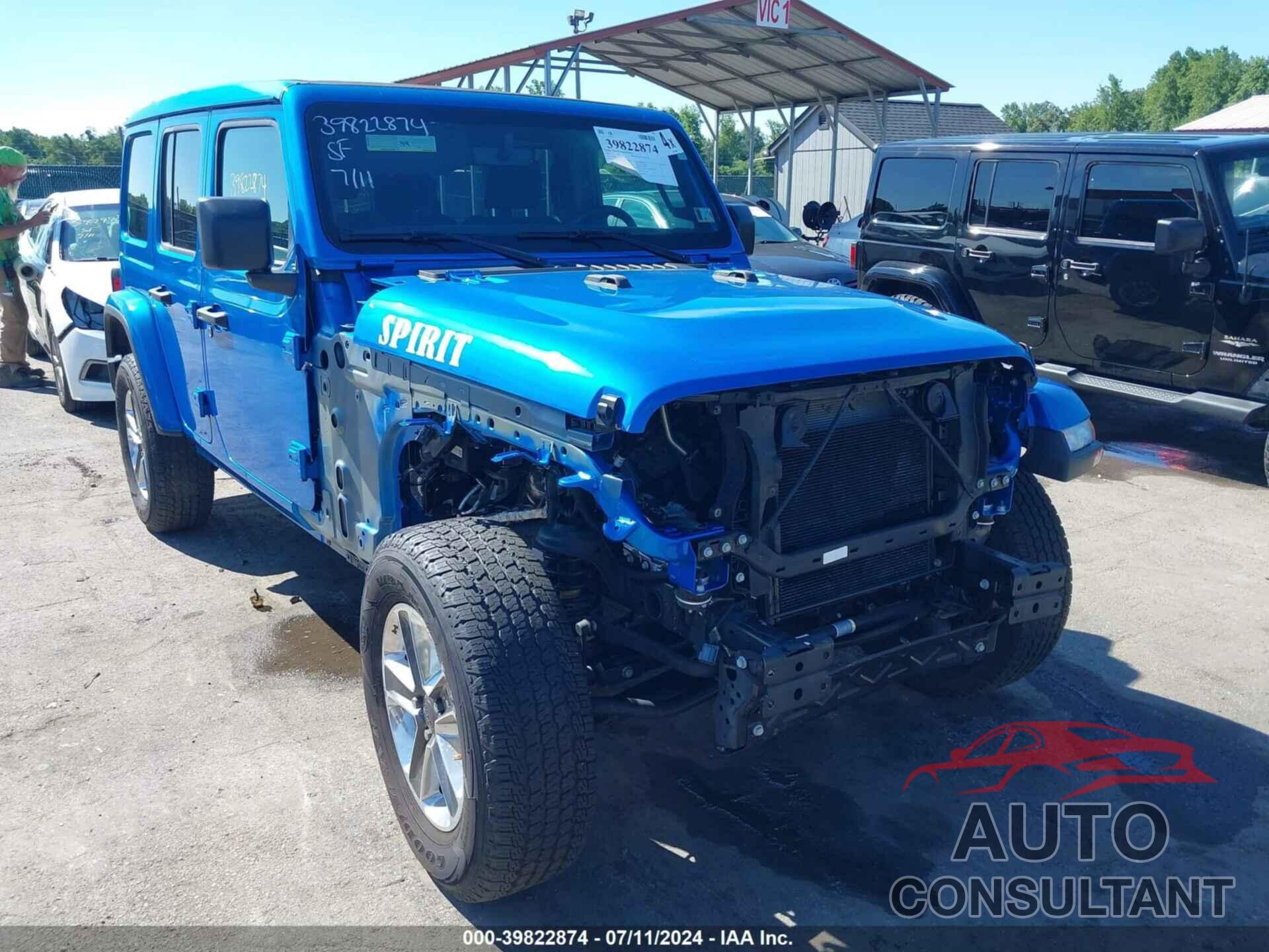 JEEP WRANGLER UNLIMITED 2022 - 1C4HJXEG8NW248256