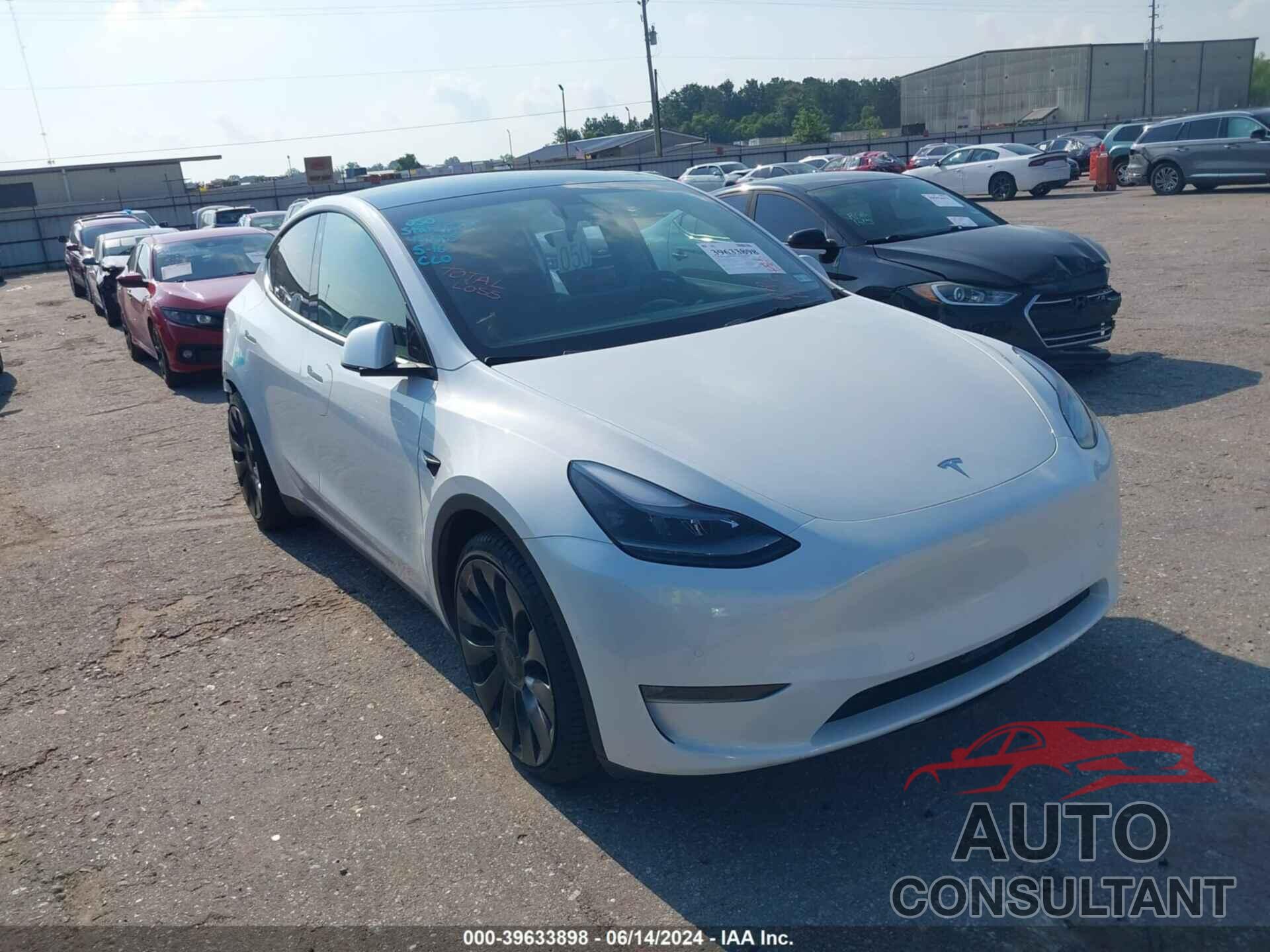 TESLA MODEL Y 2022 - 7SAYGDEF8NF454995