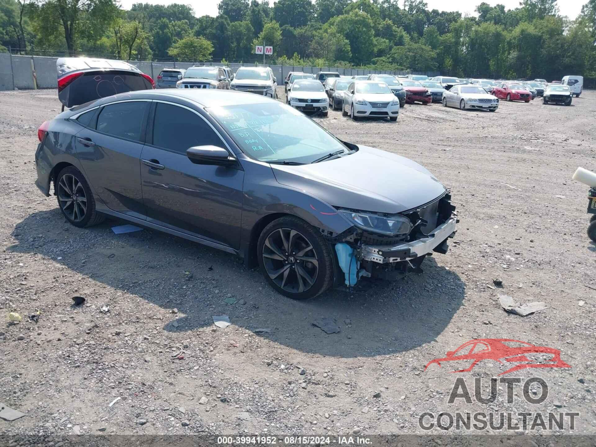 HONDA CIVIC 2019 - 2HGFC2F85KH581232