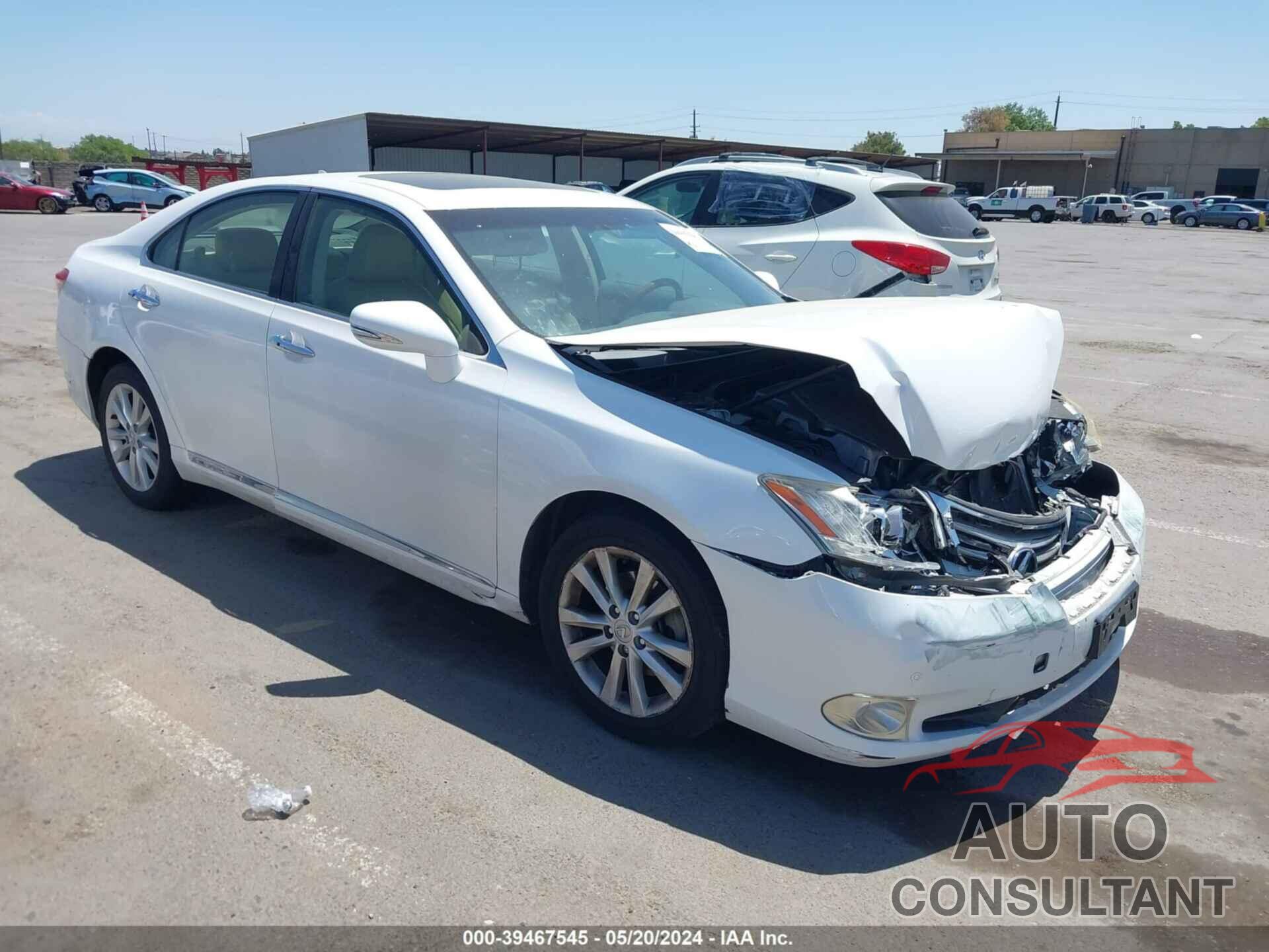 LEXUS ES 350 2011 - JTHBK1EG0B2469724