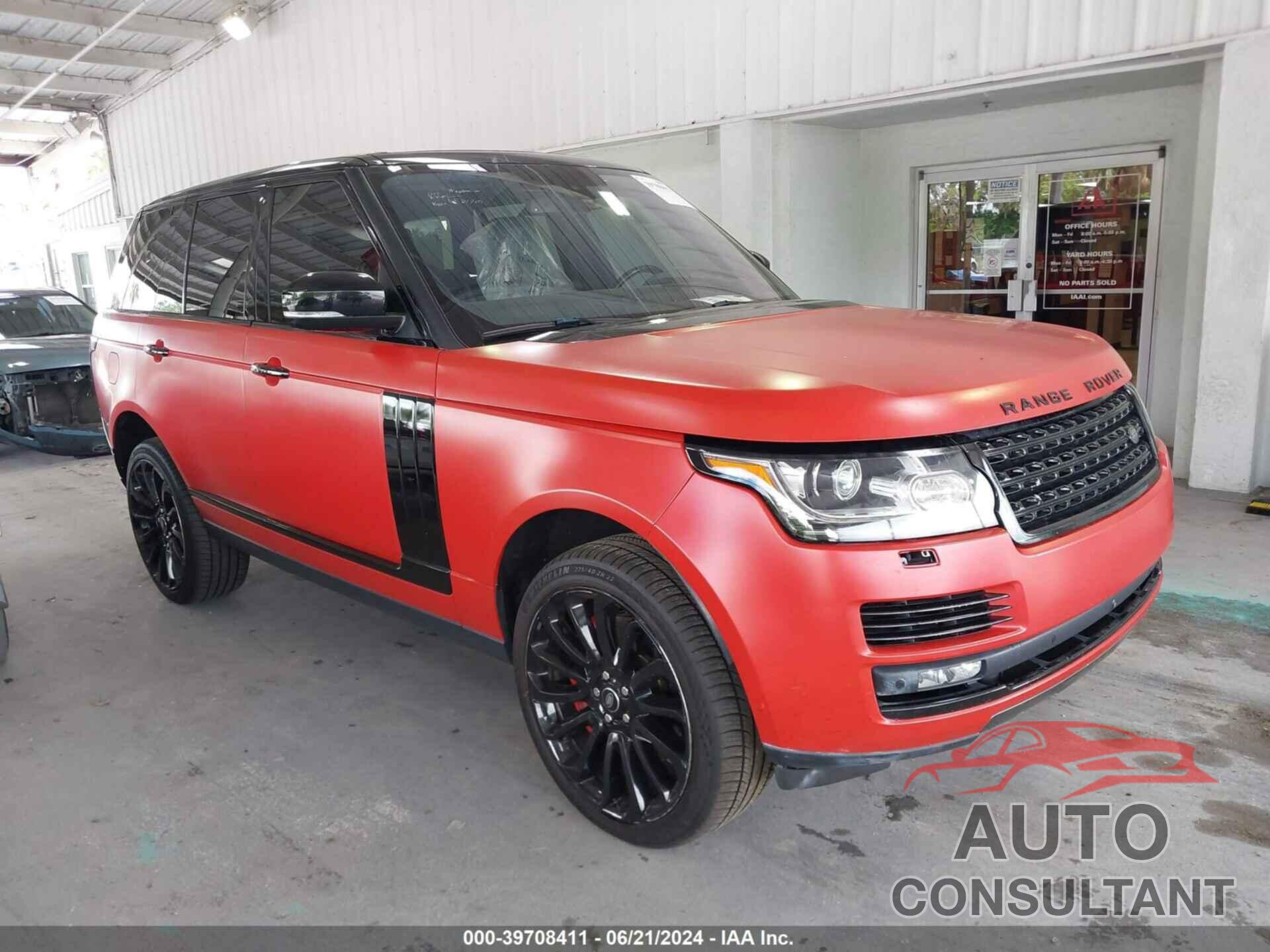 LAND ROVER RANGE ROVER 2016 - SALGS2EF1GA262043