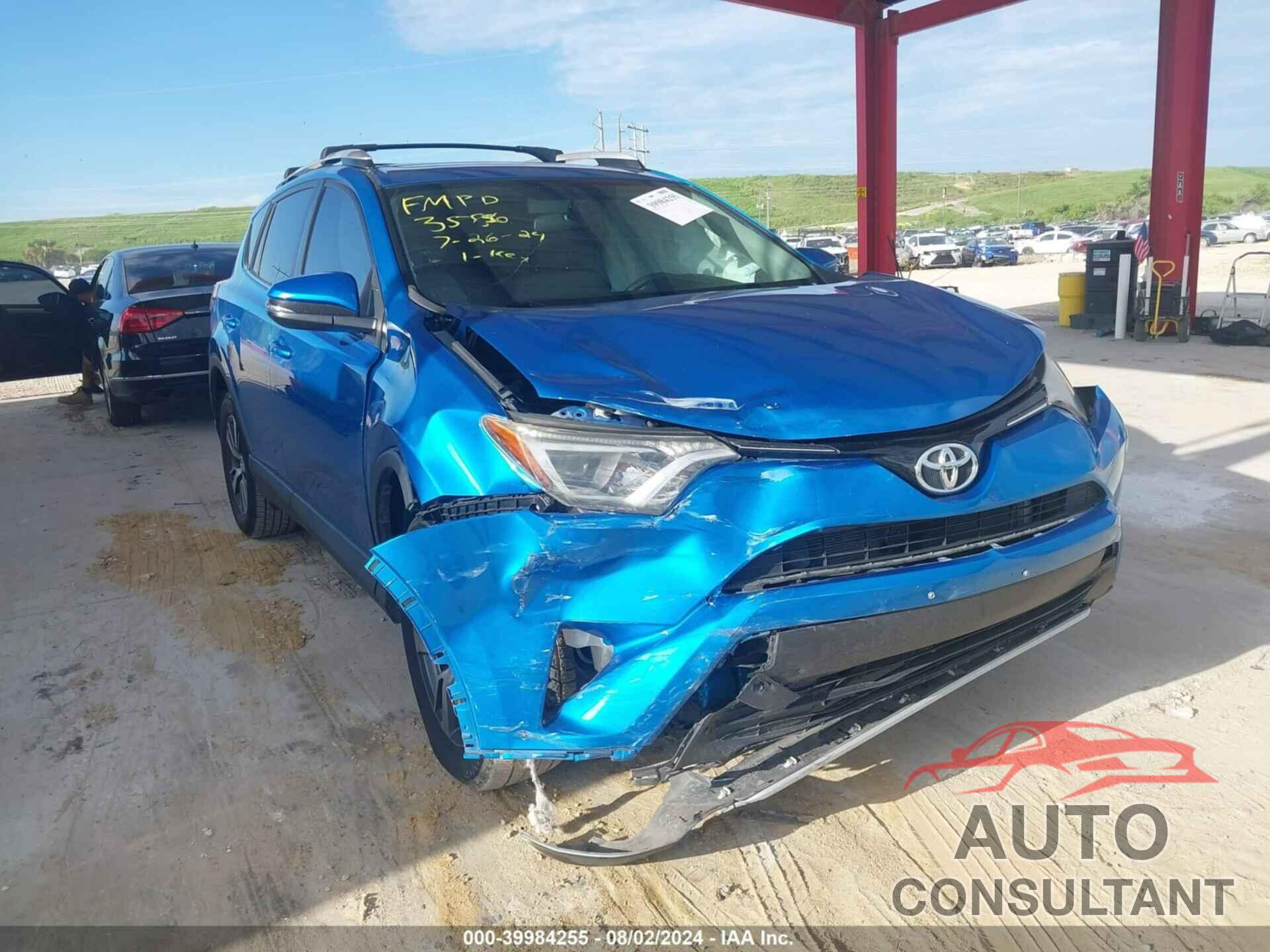 TOYOTA RAV4 2016 - 2T3WFREV4GW256780