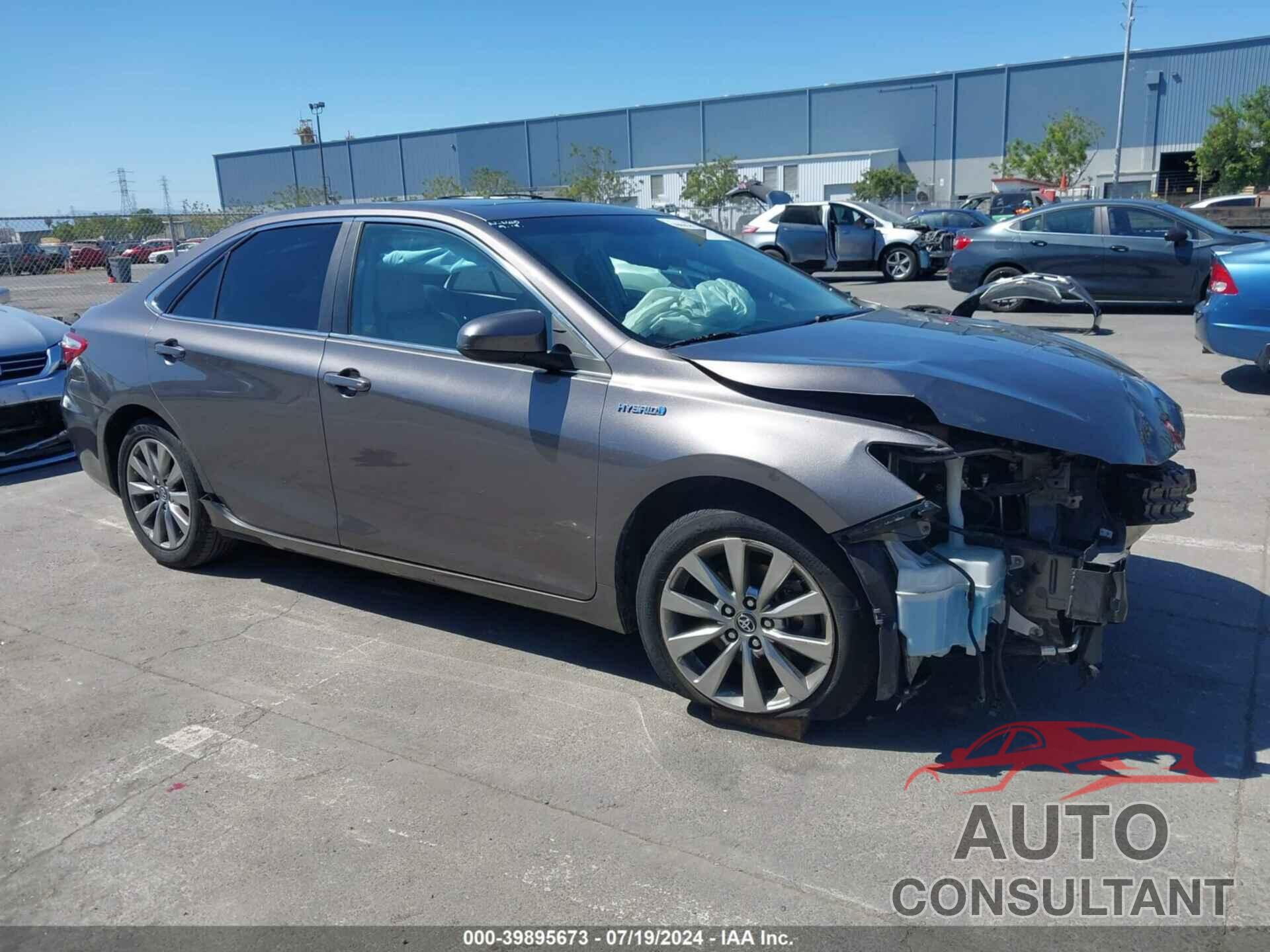 TOYOTA CAMRY HYBRID 2017 - 4T1BD1FK1HU220131