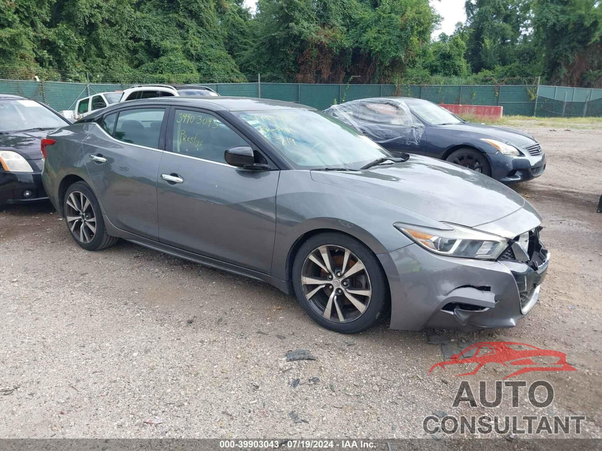 NISSAN MAXIMA 2017 - 1N4AA6AP9HC407539